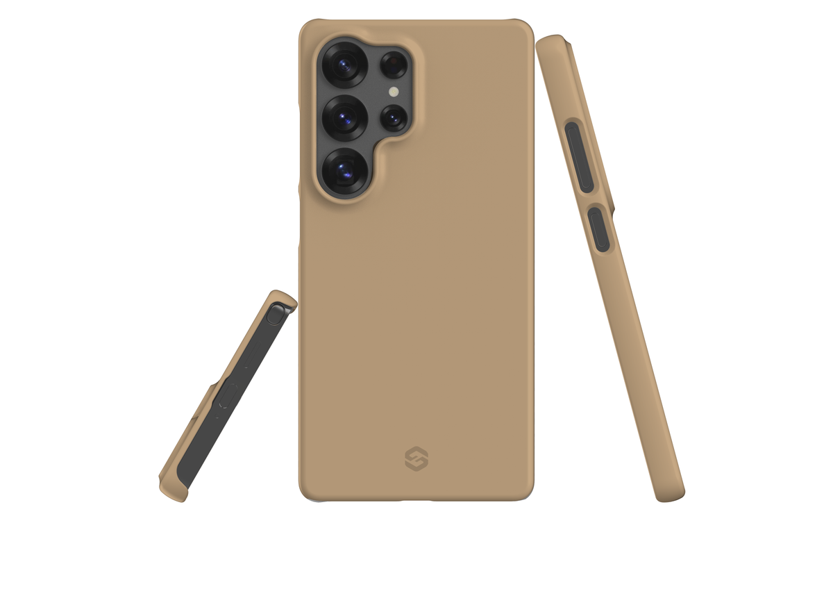 Basic Brown Snap Case in Gloss - Samsung Galaxy S25 Series