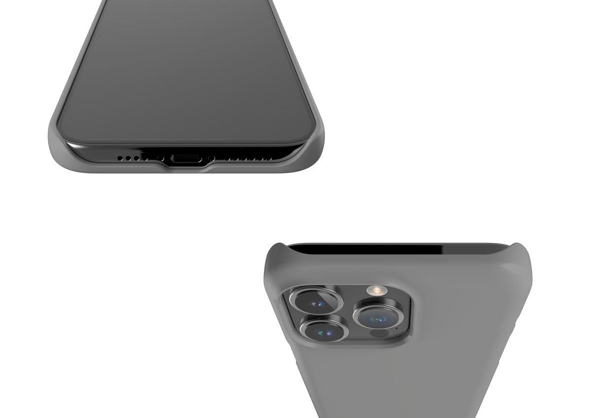 Stormy Grey Snap Case in Gloss - iPhone 15 Series