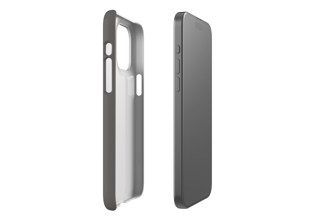 Stormy Grey Snap Case in Gloss - iPhone 15 Series