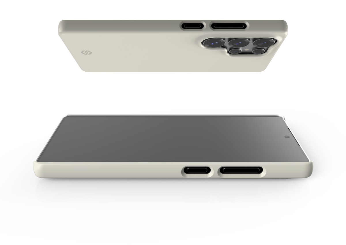 Frosty White Snap Case in Gloss - Samsung Galaxy S25 Series