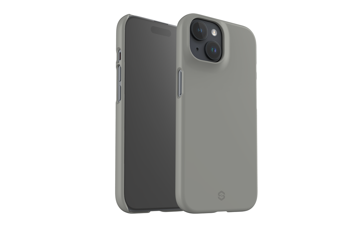 Stormy Grey Snap Case in Gloss - iPhone 15 Series