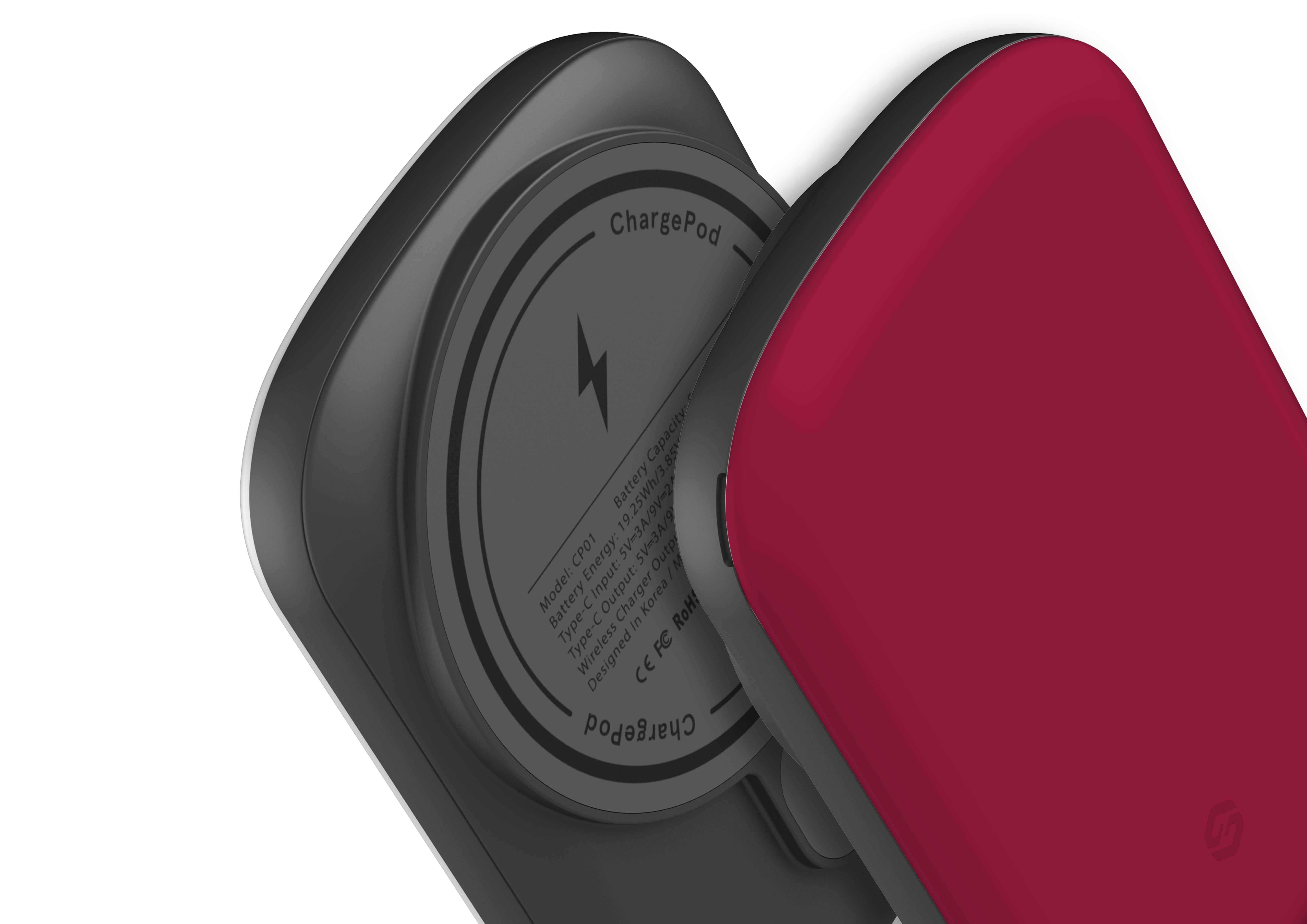 Roaring Red MagSafe Power Bank