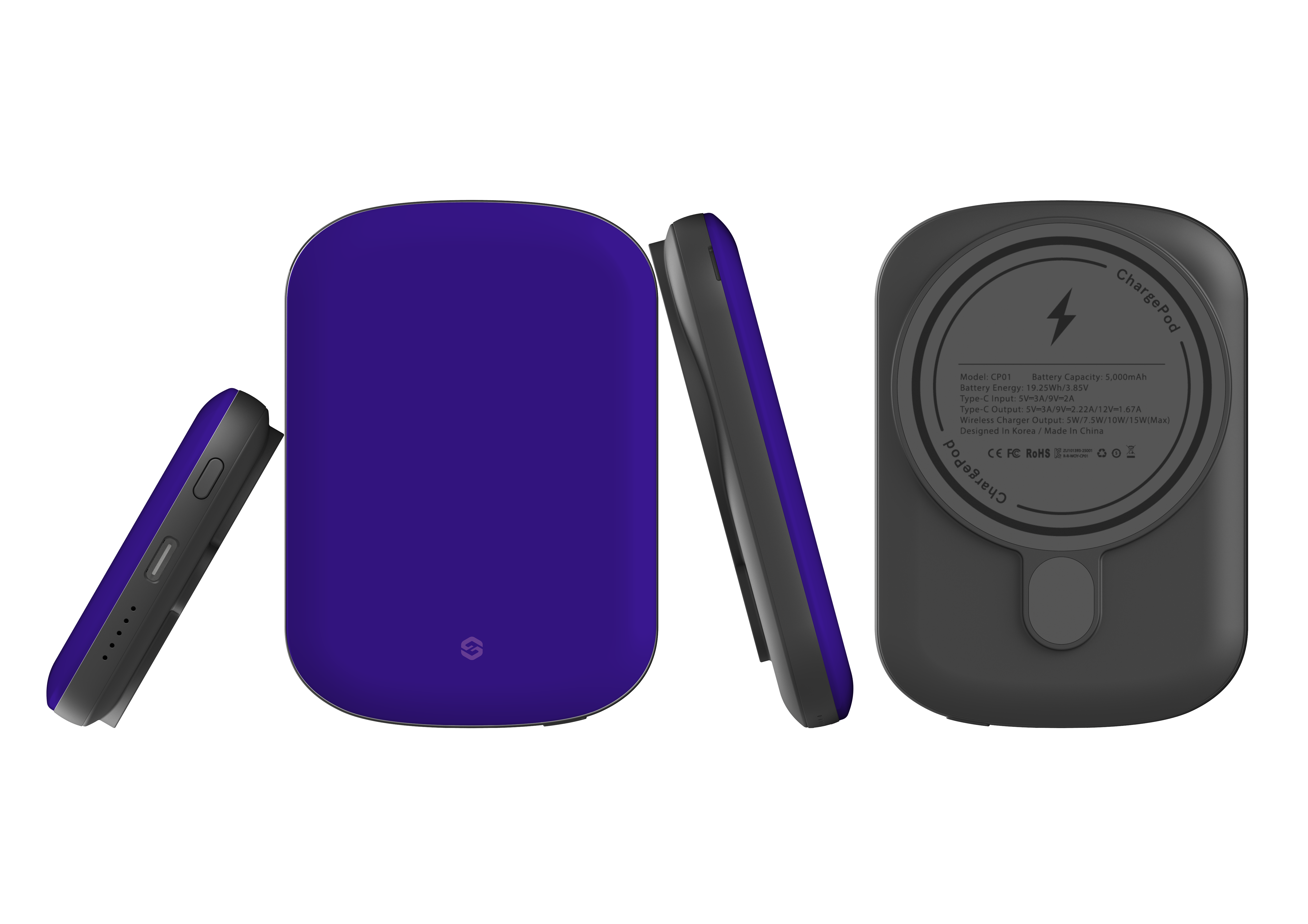 Vivid Violet MagSafe Power Bank