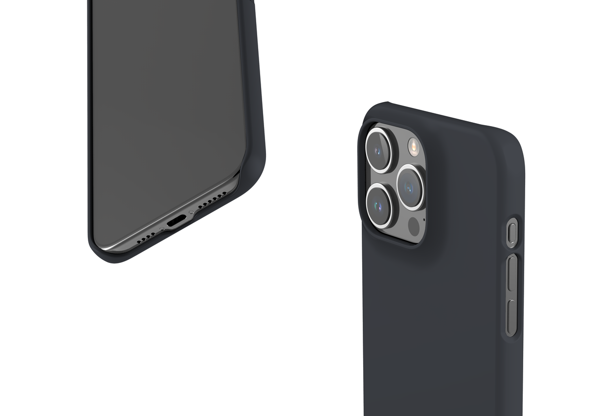 Stormy Grey Snap Case in Gloss - iPhone 15 Series