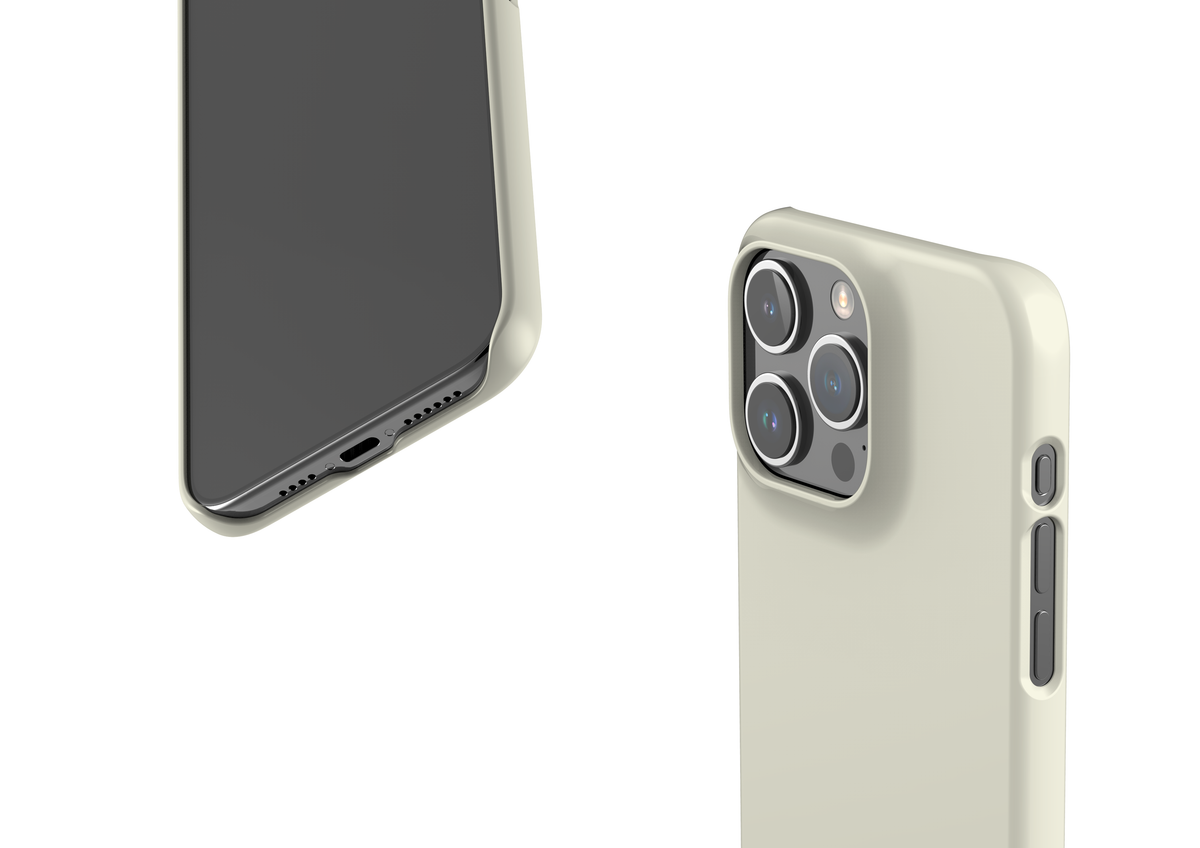 Frosty White Snap Case in Gloss - iPhone 15 Series