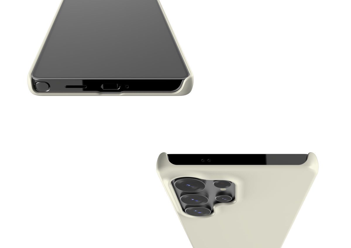 Frosty White Snap Case in Gloss - Samsung Galaxy S25 Series
