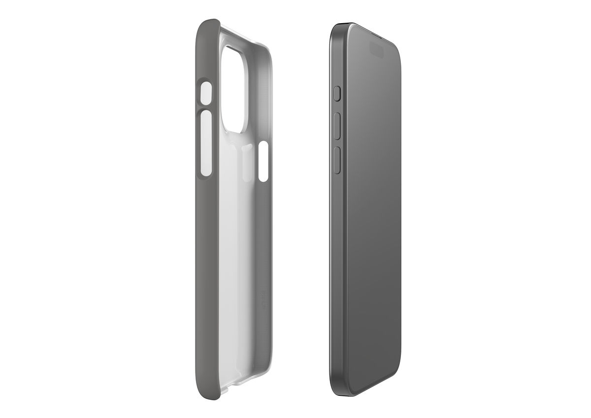 Stormy Grey Snap Case in Gloss - iPhone 15 Series