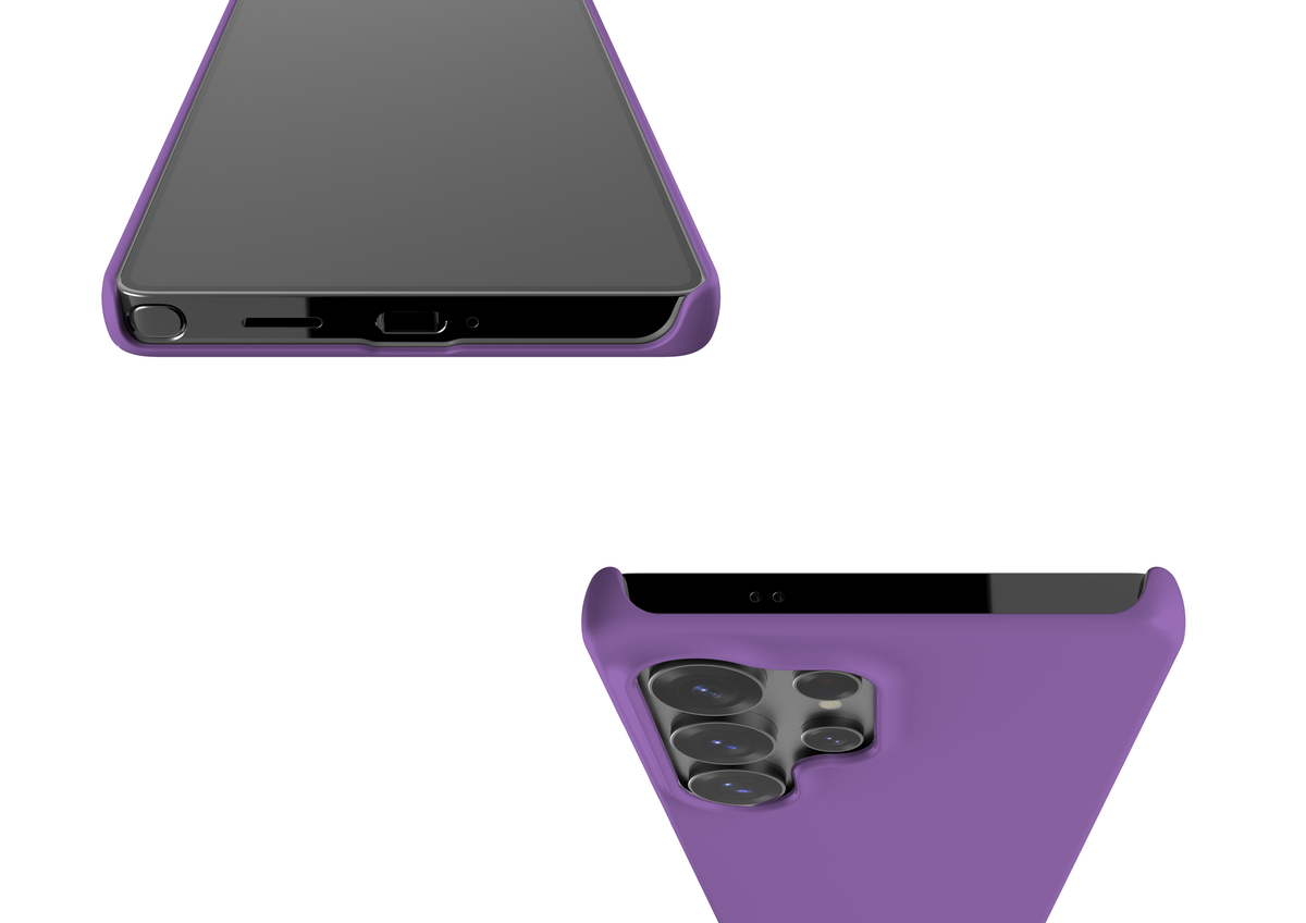 Vivid Violet Snap Case in Gloss - Samsung Galaxy S25 Series