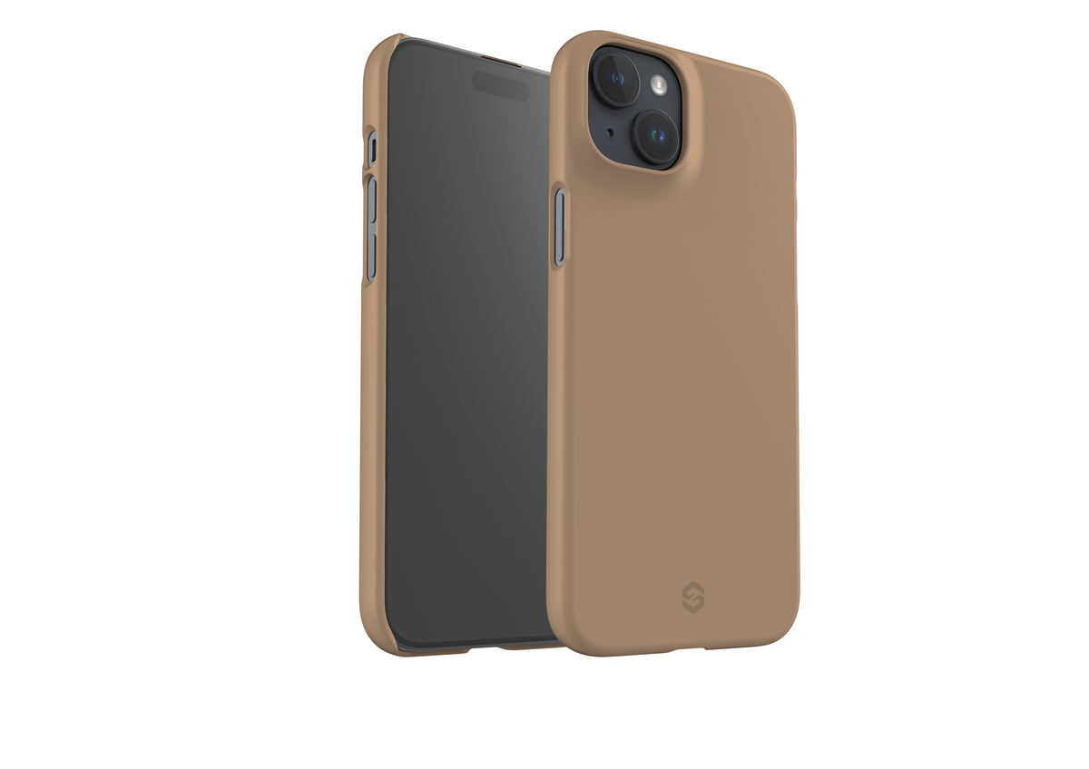 Basic Brown Snap Case in Gloss - iPhone 15 Series