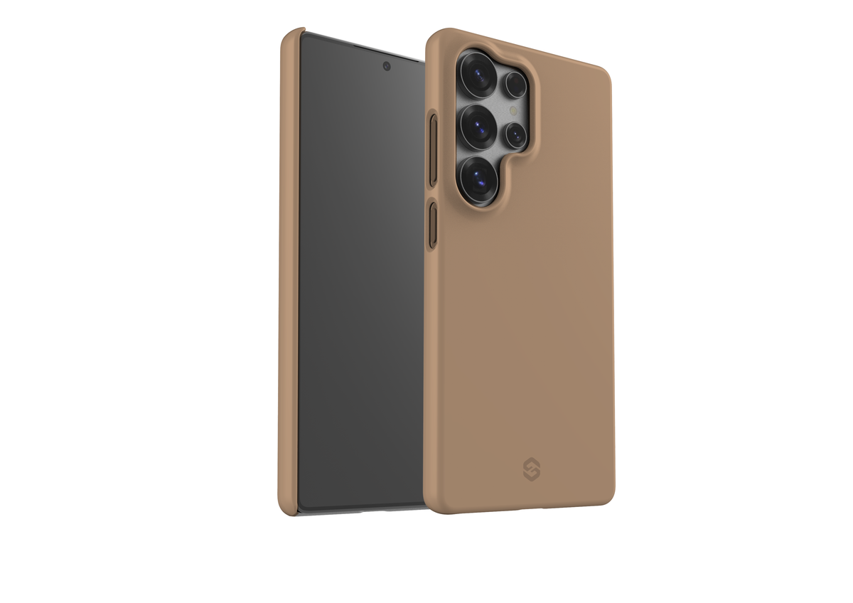 Basic Brown Snap Case in Gloss - Samsung Galaxy S25 Series