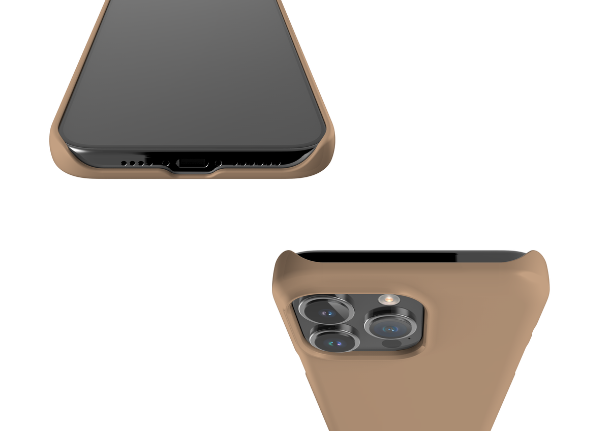 Basic Brown Snap Case in Gloss - iPhone 15 Series