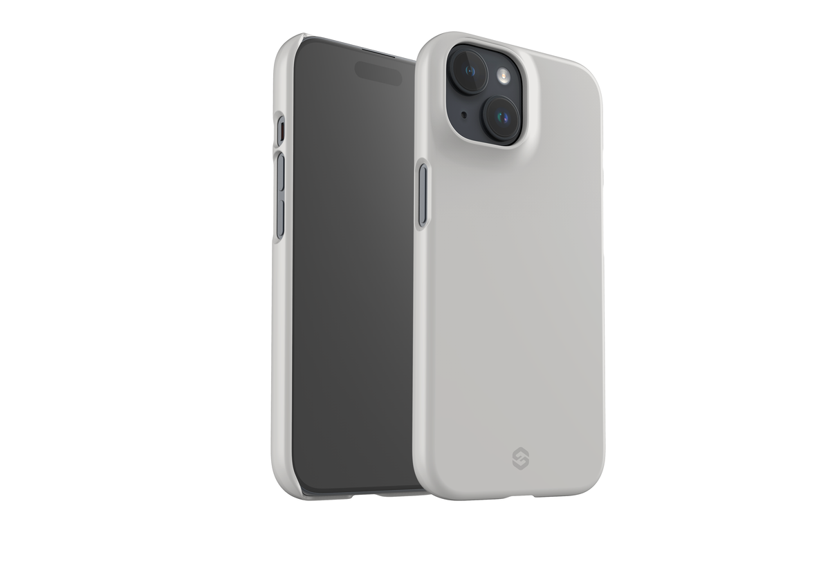 Frosty White Snap Case in Gloss - iPhone 15 Series