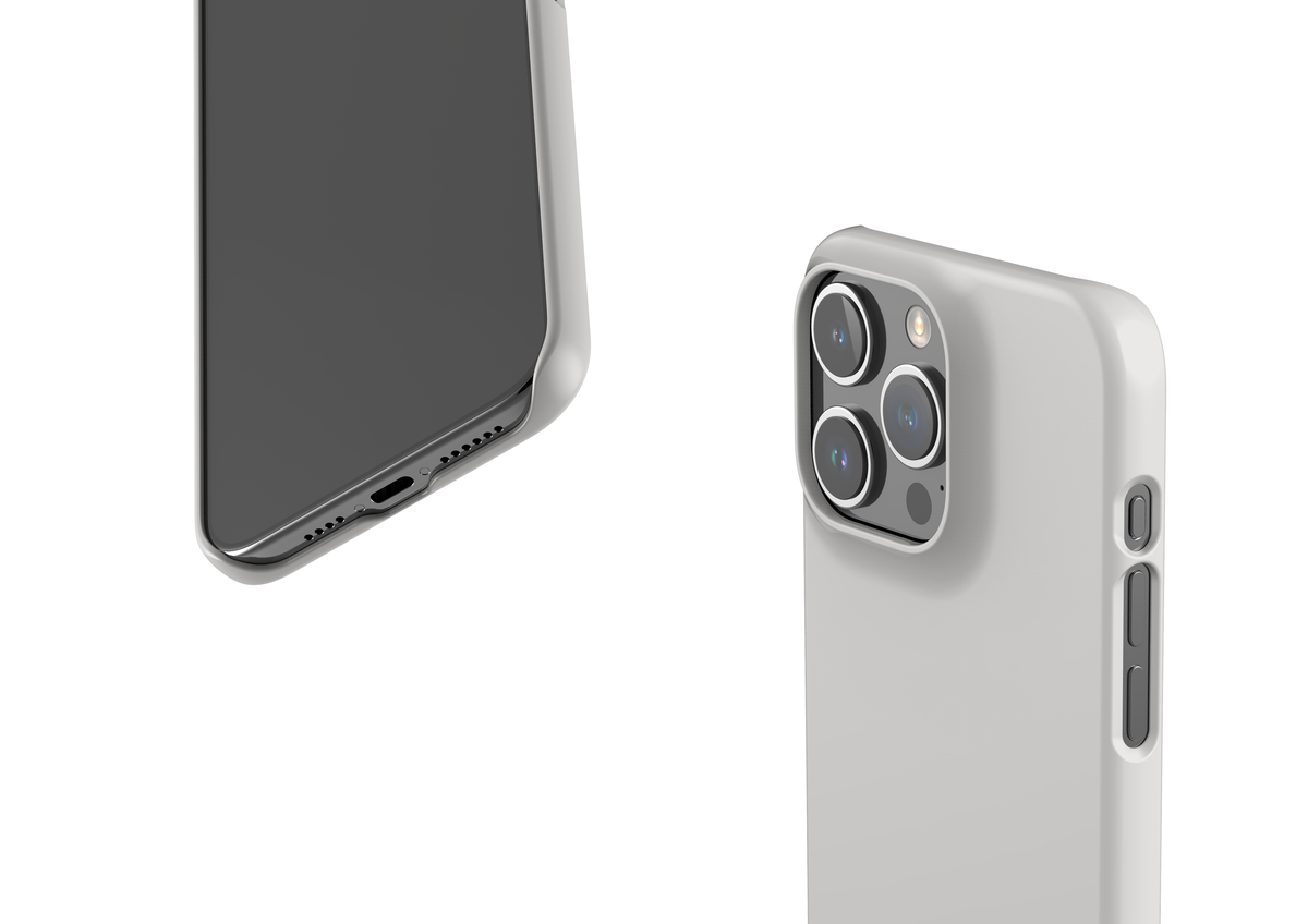 Frosty White Snap Case in Gloss - iPhone 15 Series