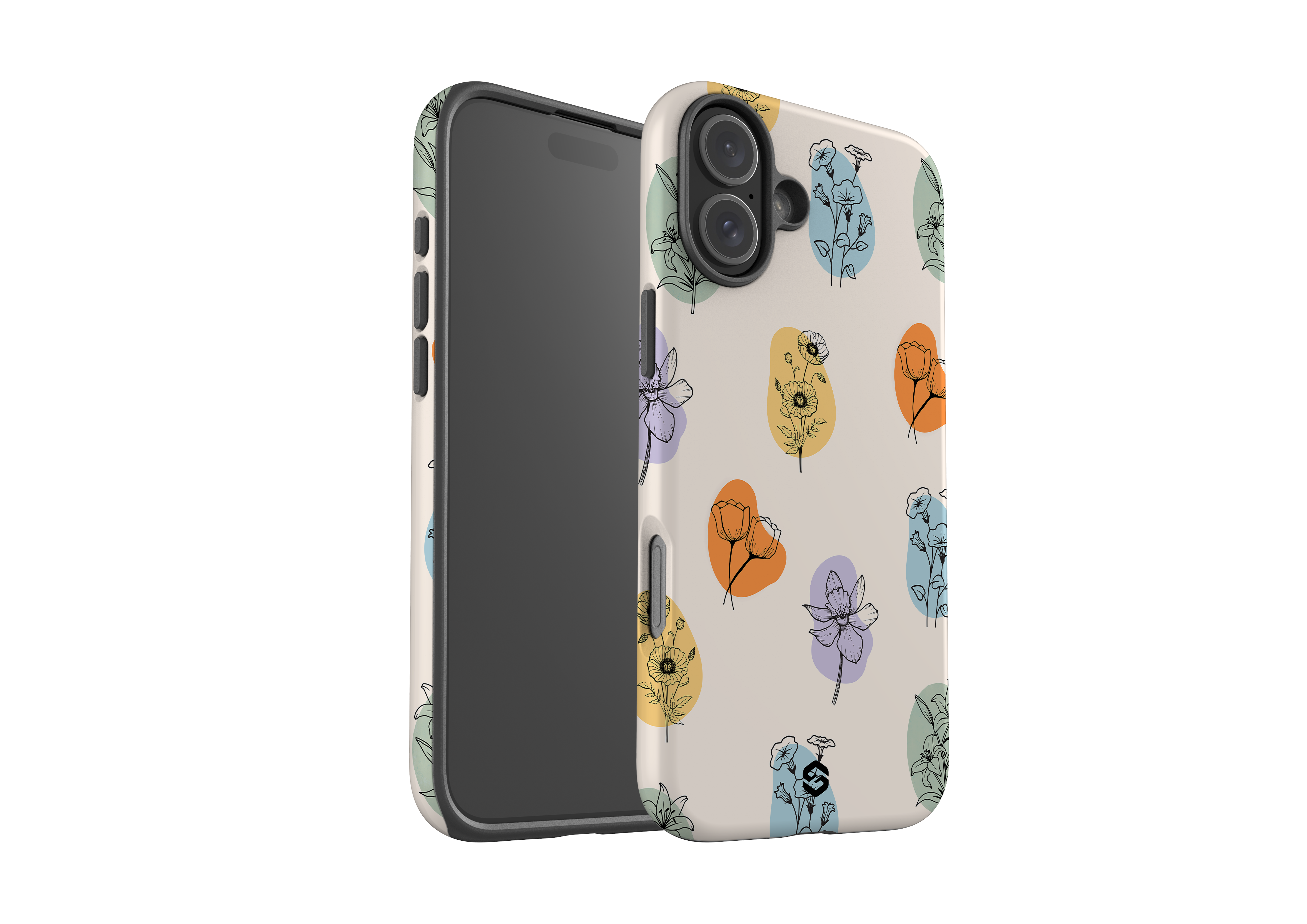 Modern Flora Case - iPhone 16 Series
