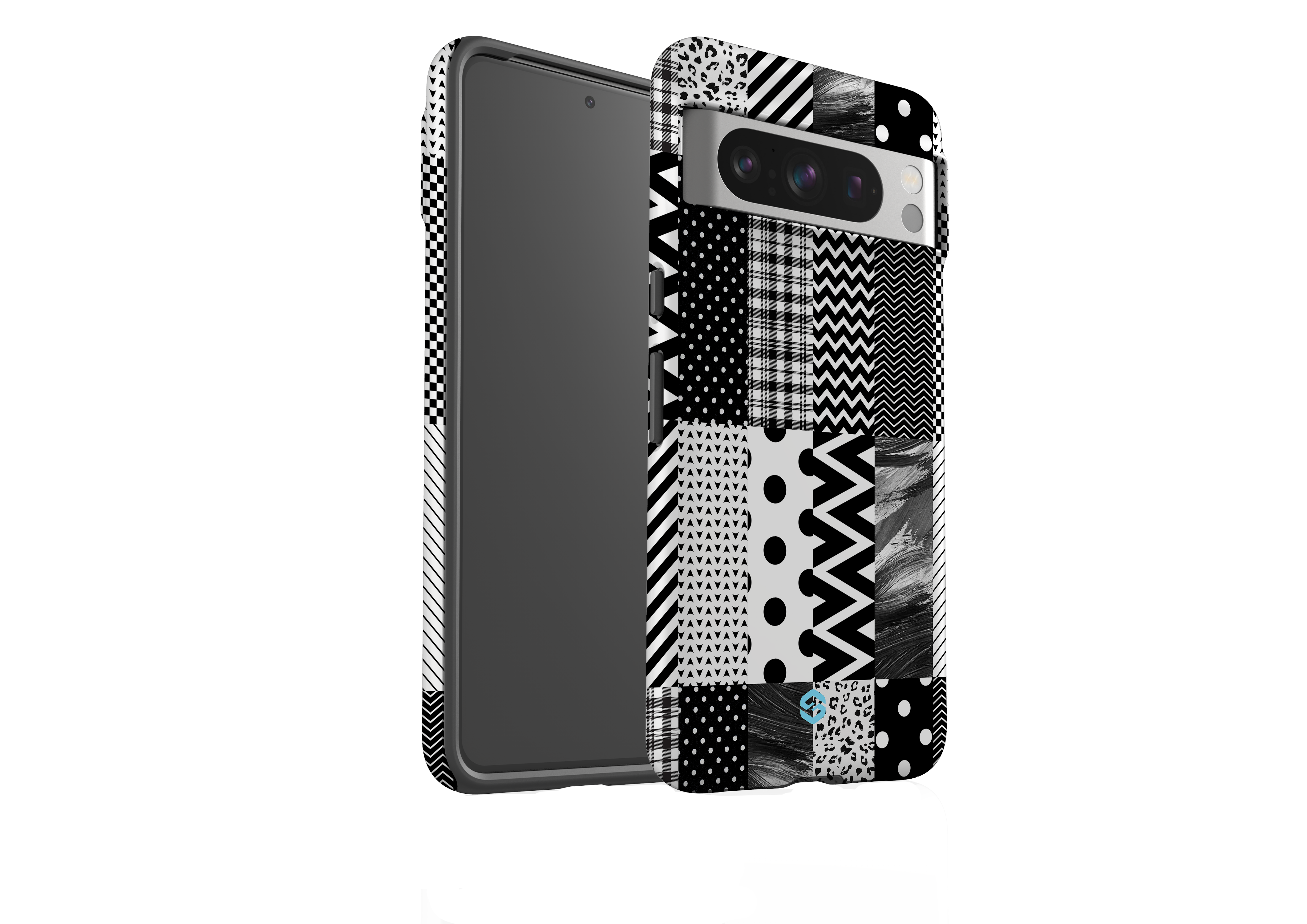 Noir Patchwork Case - Google Pixel Series