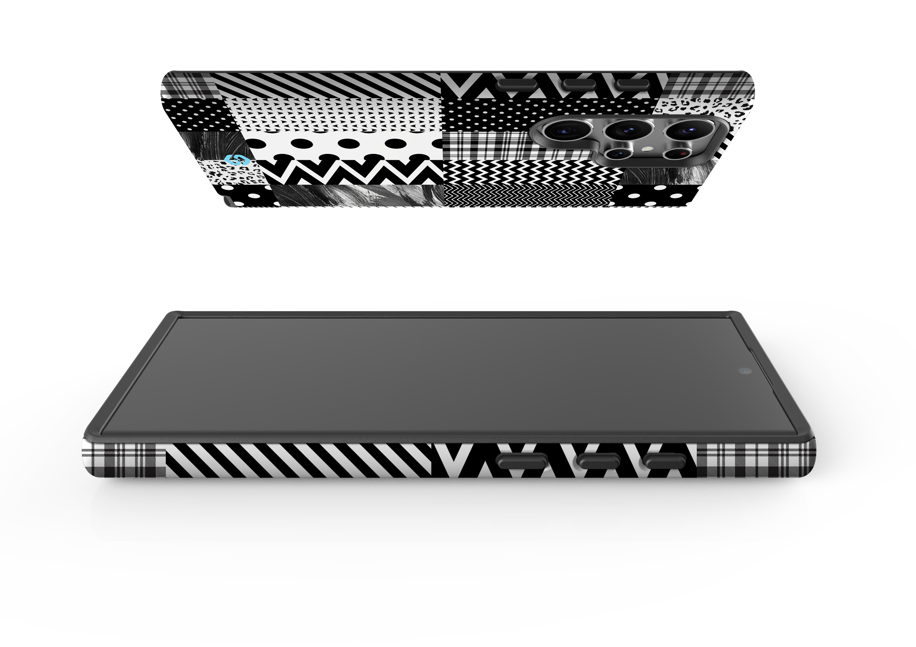 Noir Patchwork Case - Samsung Galaxy S23 Series