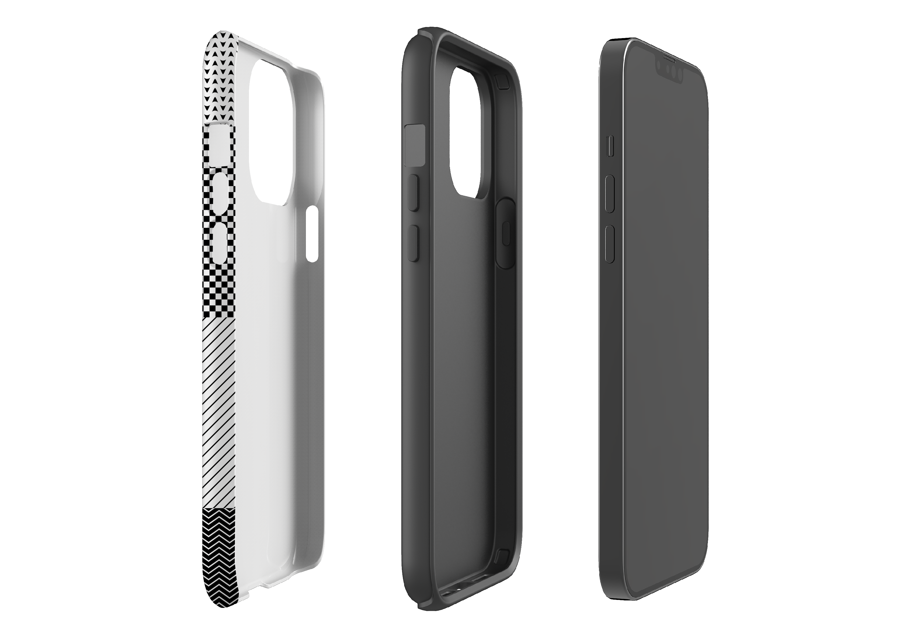 Noir Patchwork Case - iPhone 13 Series