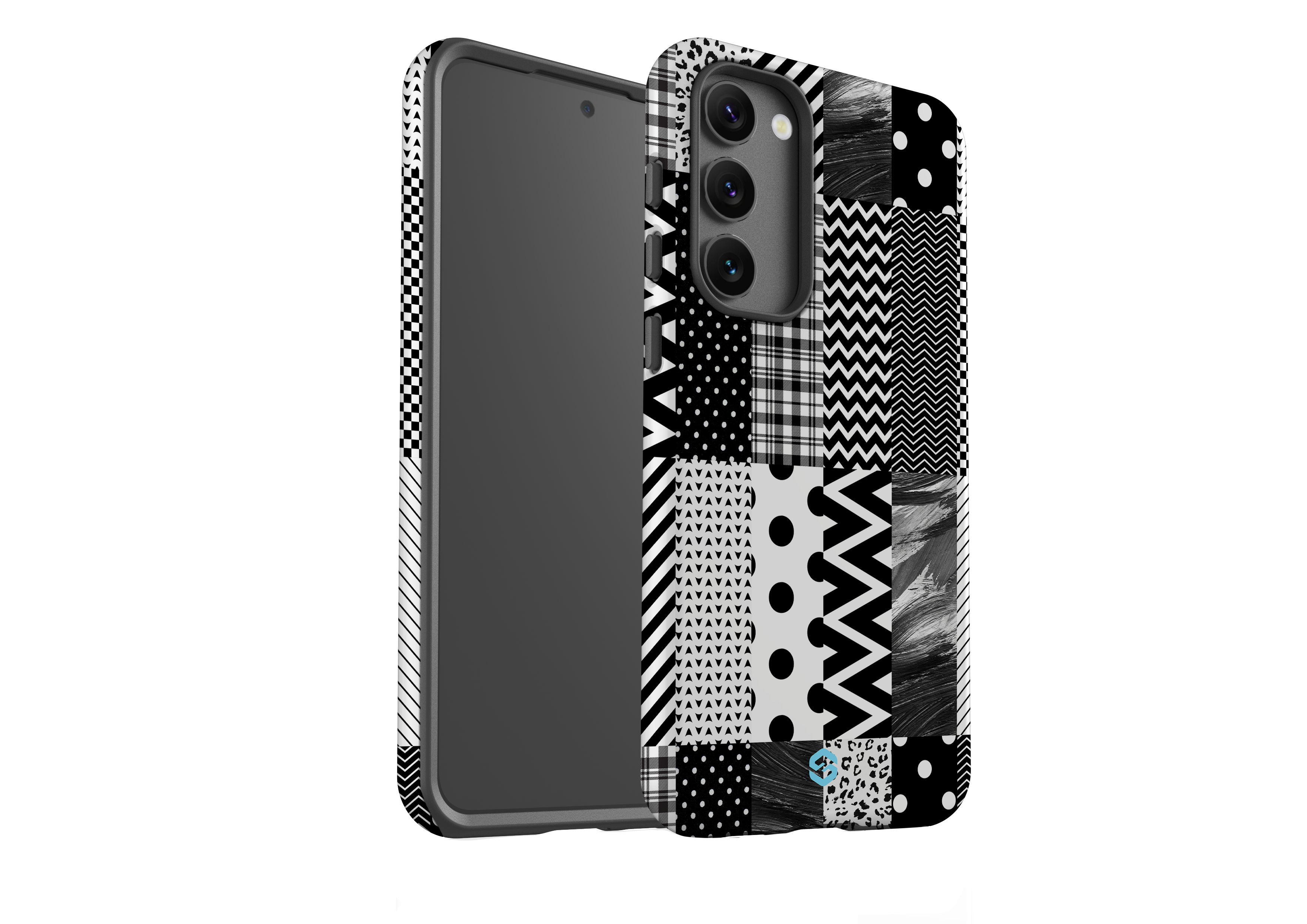 Noir Patchwork Case - Samsung Galaxy S23 Series