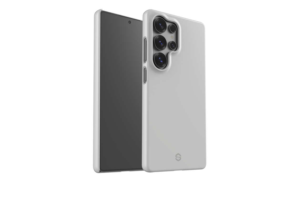 Frosty White Snap Case in Gloss - Samsung Galaxy S25 Series