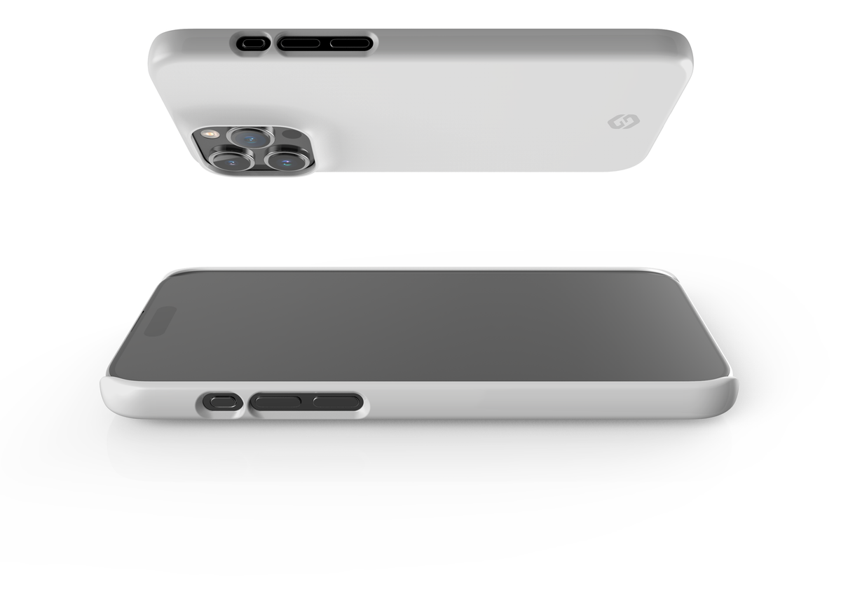 Frosty White Snap Case in Gloss - iPhone 15 Series