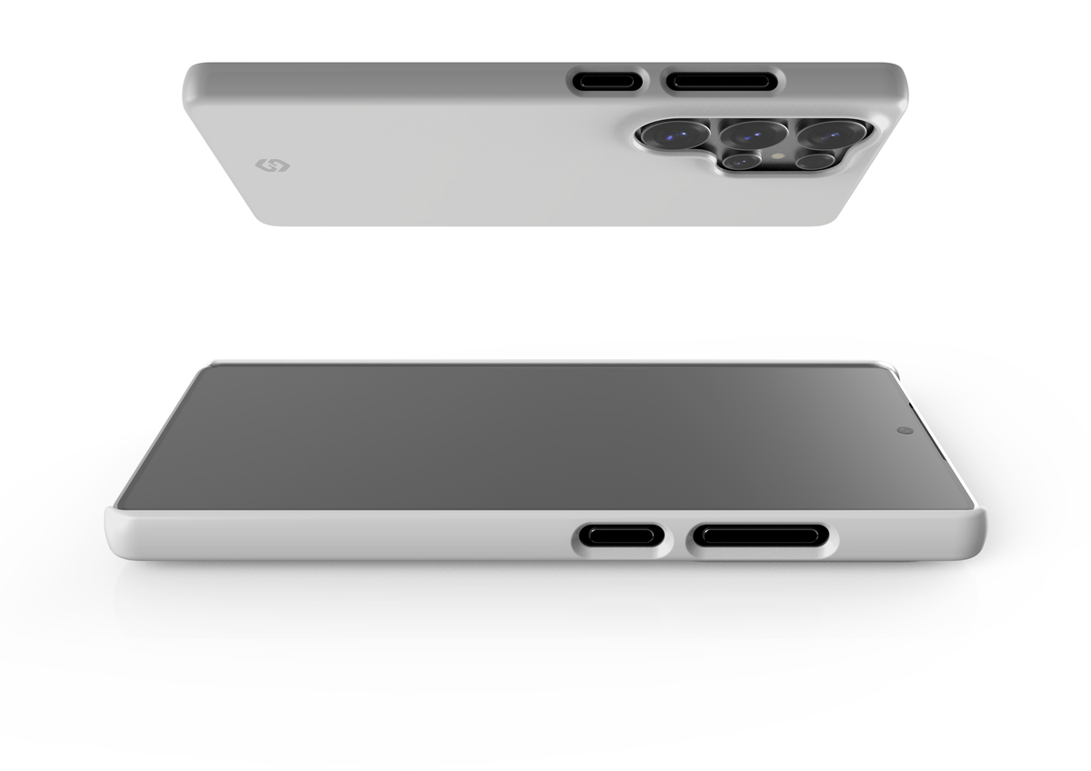 Frosty White Snap Case in Gloss - Samsung Galaxy S25 Series
