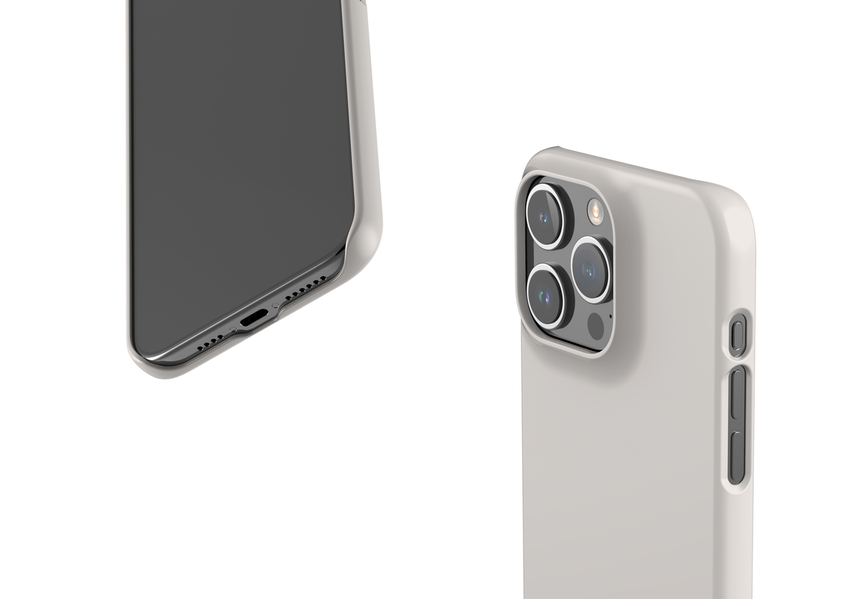 Frosty White Snap Case in Gloss - iPhone 15 Series