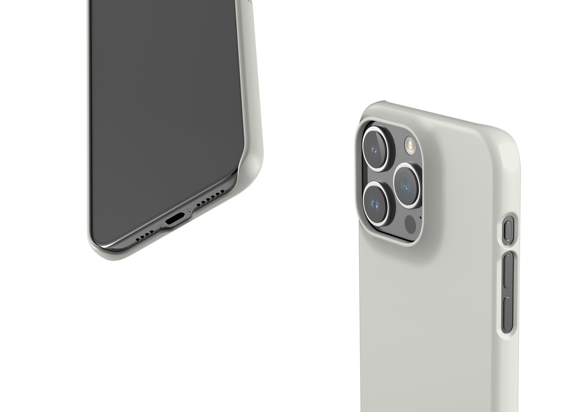 Frosty White Snap Case in Gloss - iPhone 15 Series