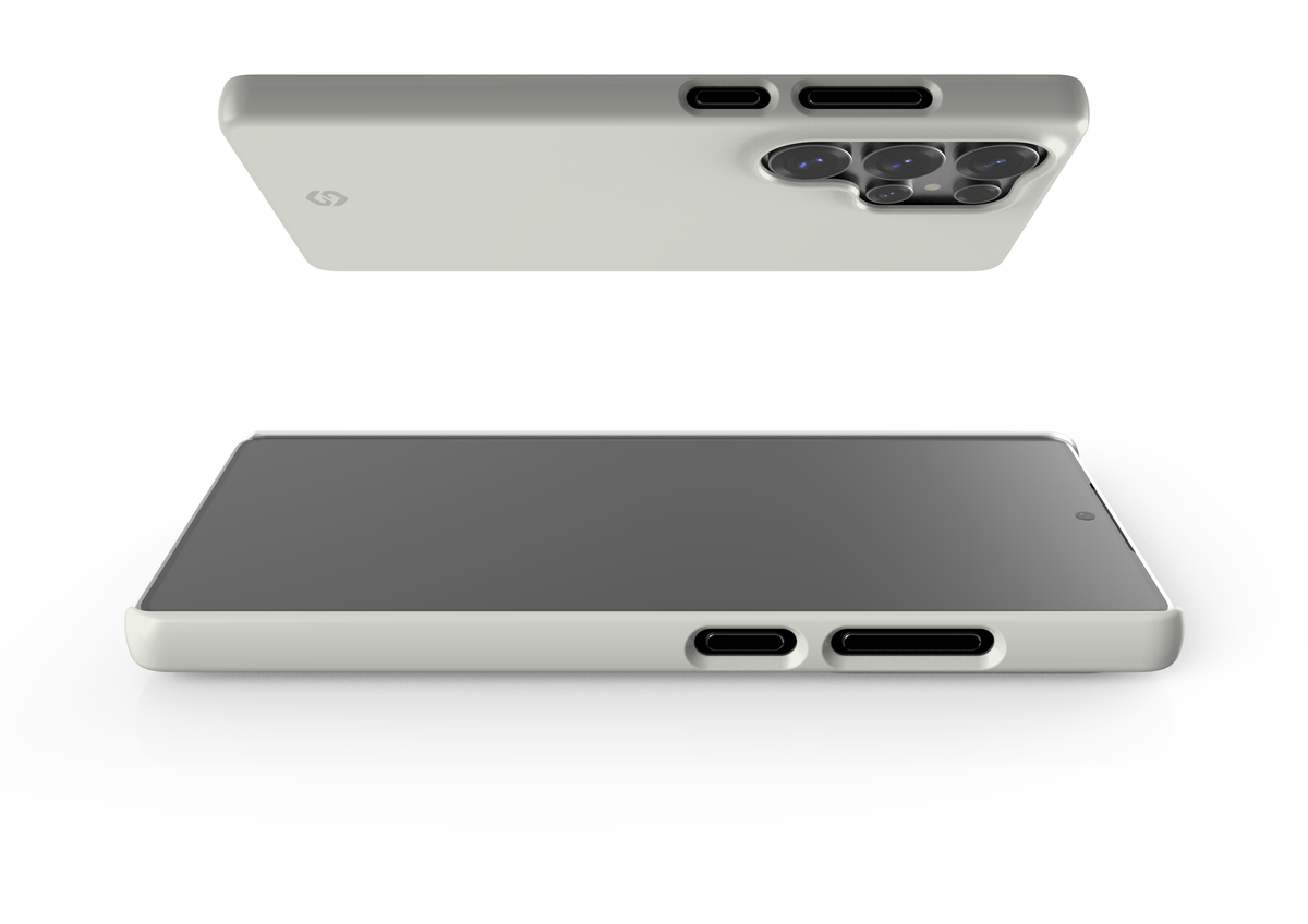 Frosty White Snap Case in Gloss - Samsung Galaxy S25 Series