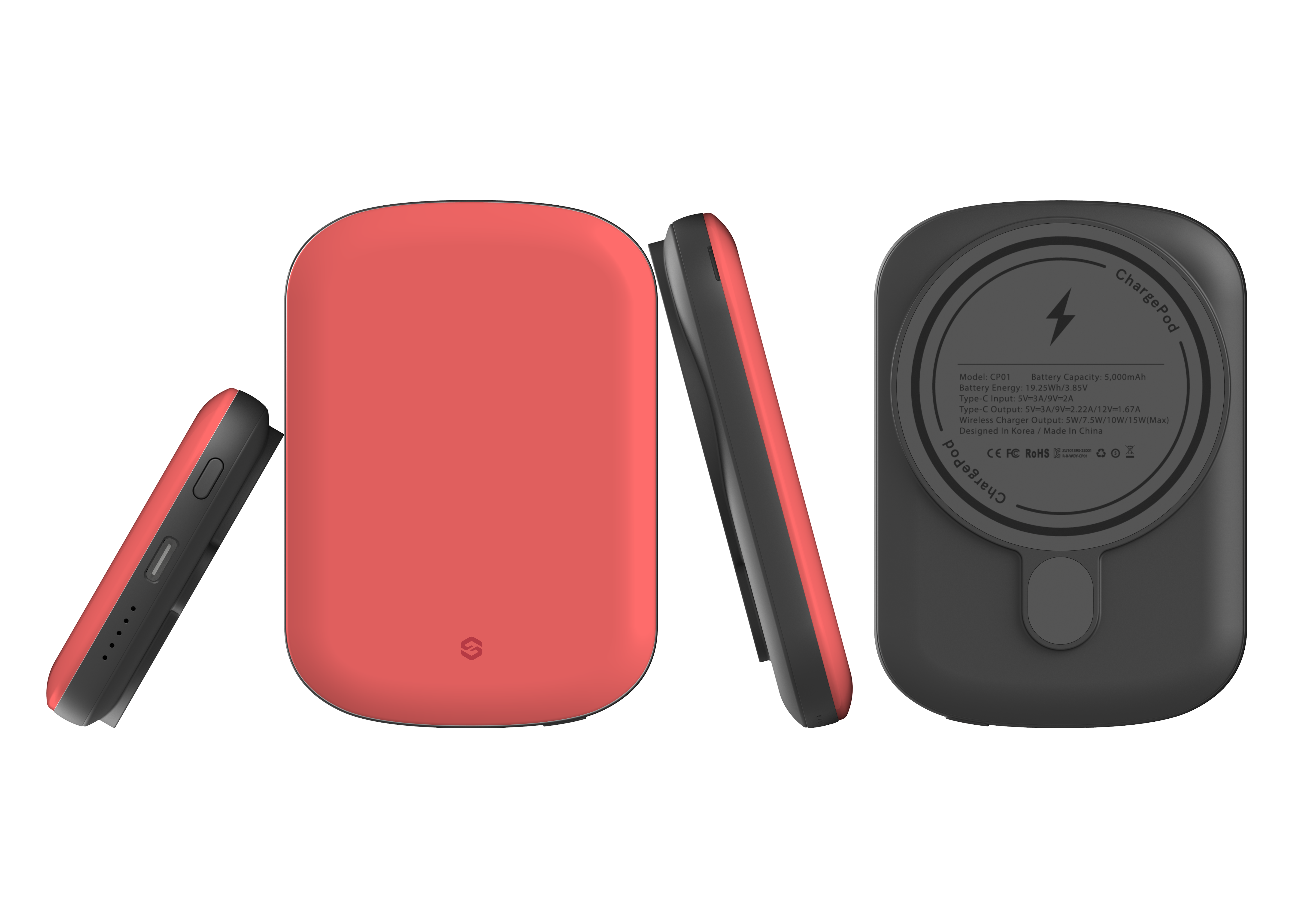 Roaring Red MagSafe Power Bank