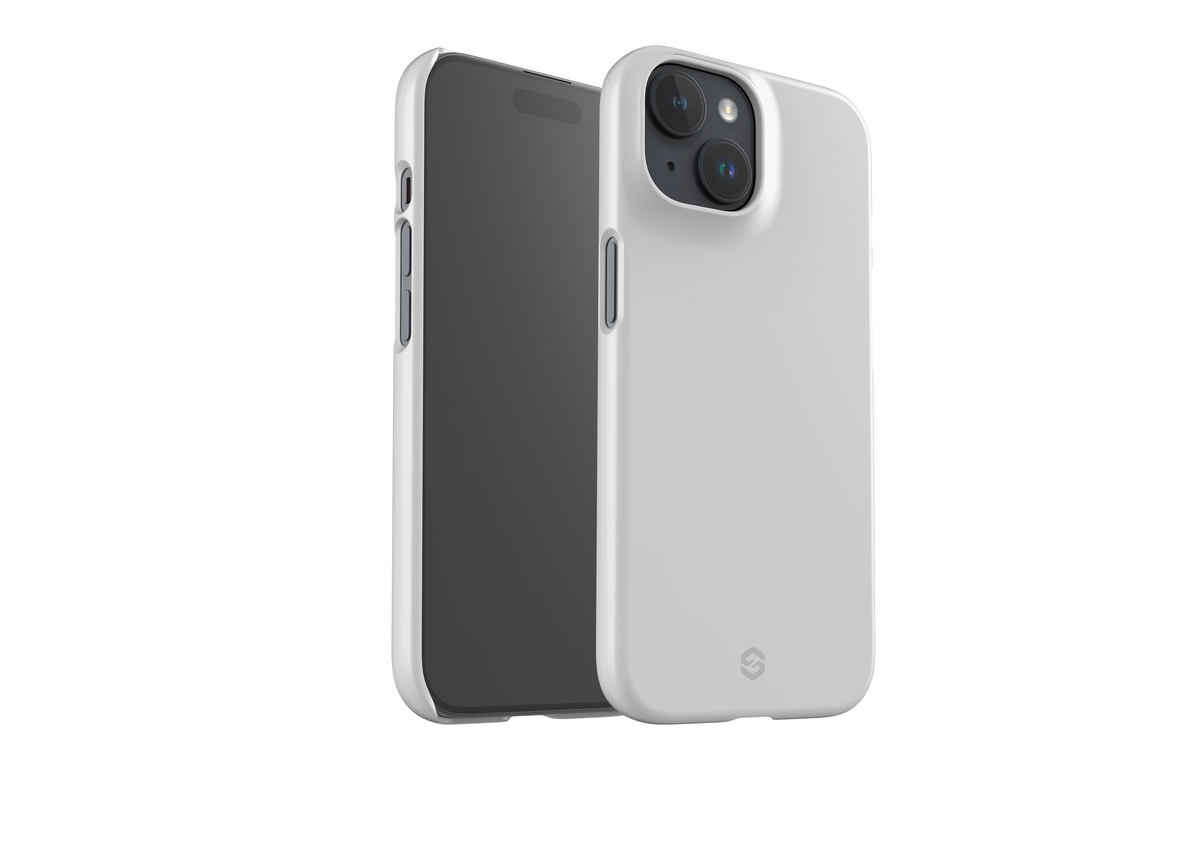 Frosty White Snap Case in Gloss - iPhone 15 Series
