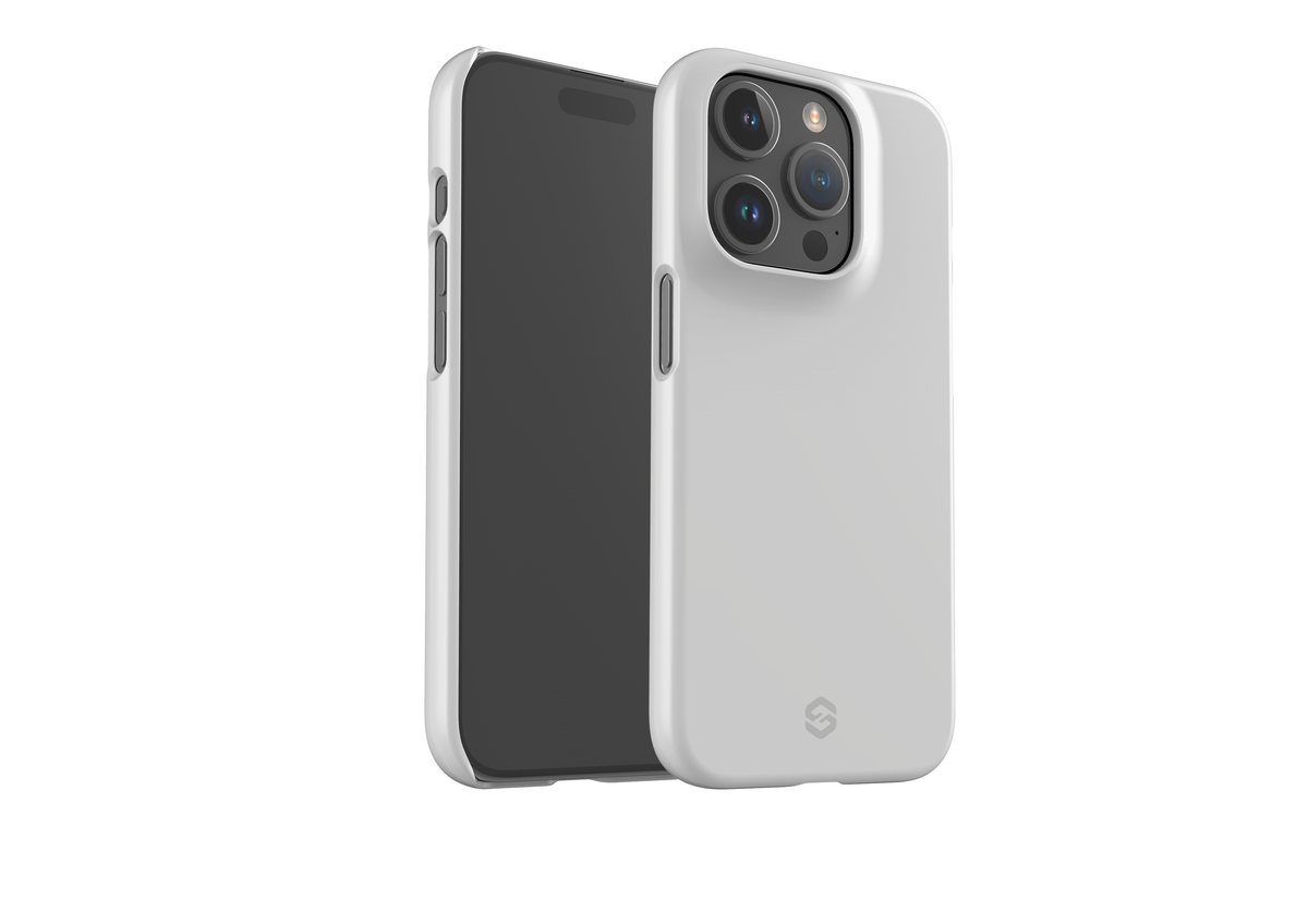 Frosty White Snap Case in Gloss - iPhone 15 Series