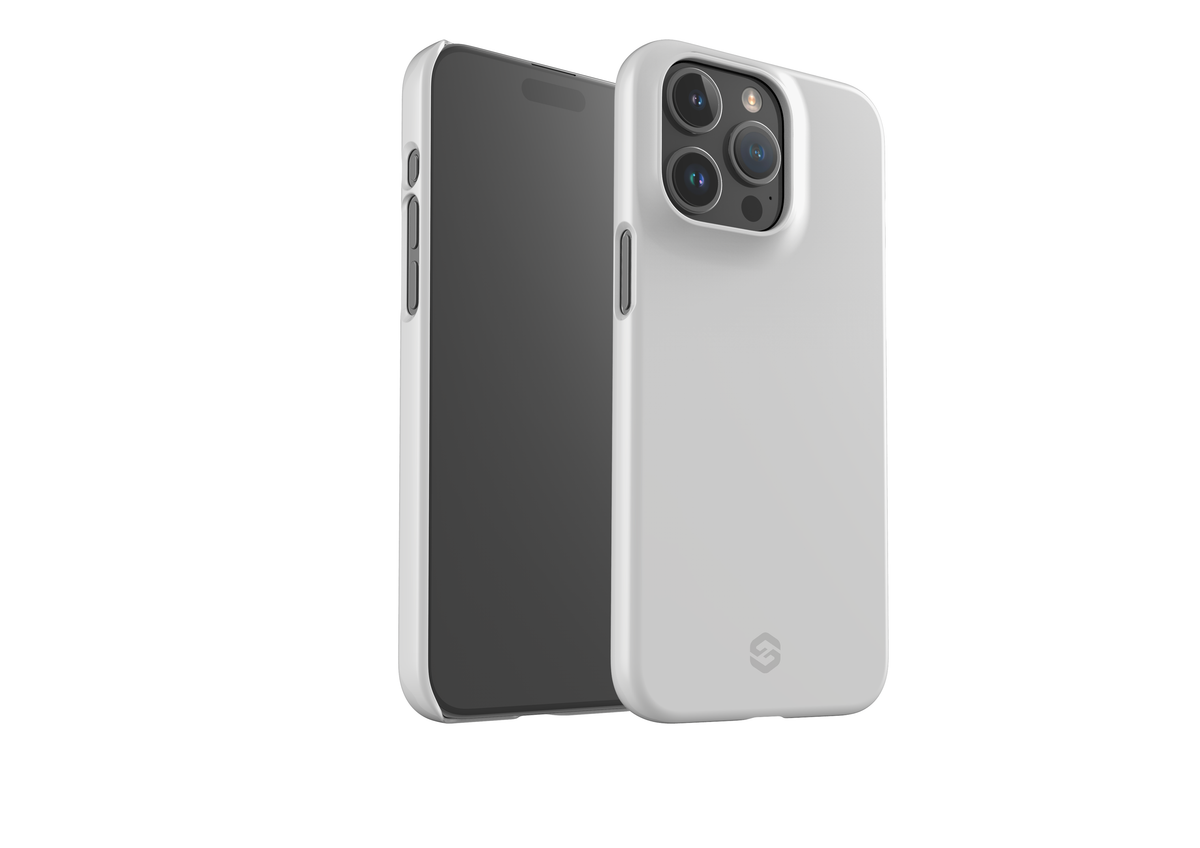 Frosty White Snap Case in Gloss - iPhone 15 Series