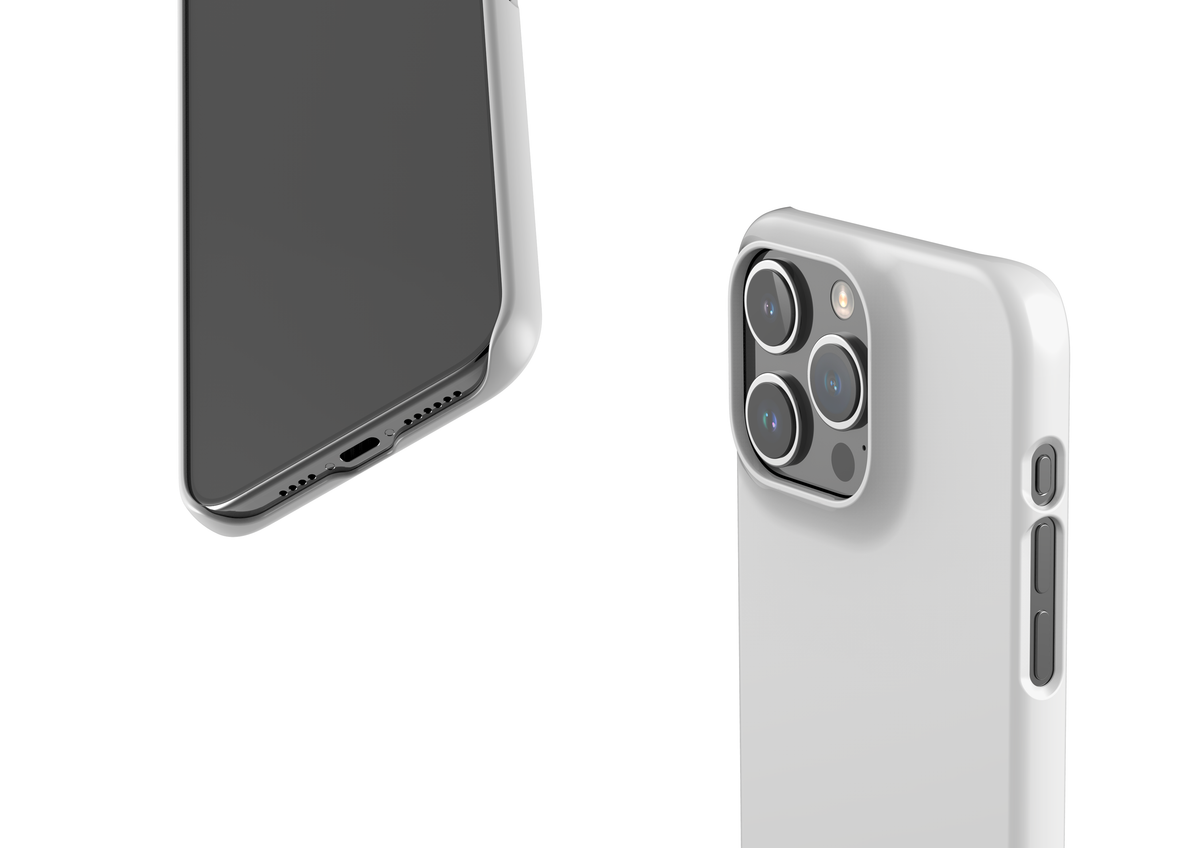 Frosty White Snap Case in Gloss - iPhone 15 Series