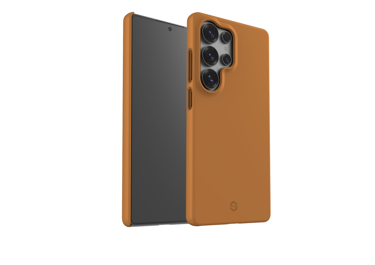 Basic Brown Snap Case in Gloss - Samsung Galaxy S25 Series