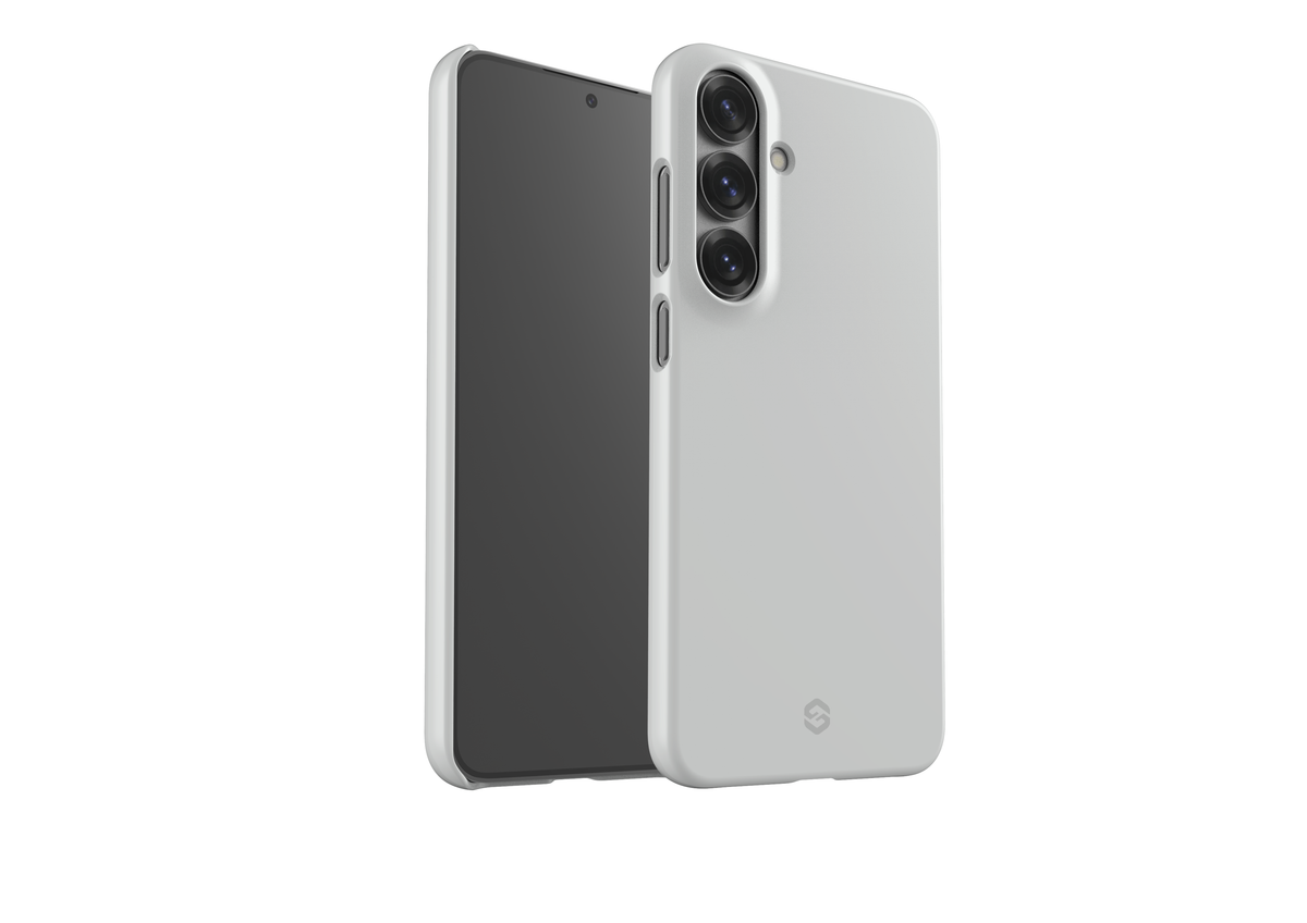 Frosty White Snap Case in Gloss - Samsung Galaxy S25 Series