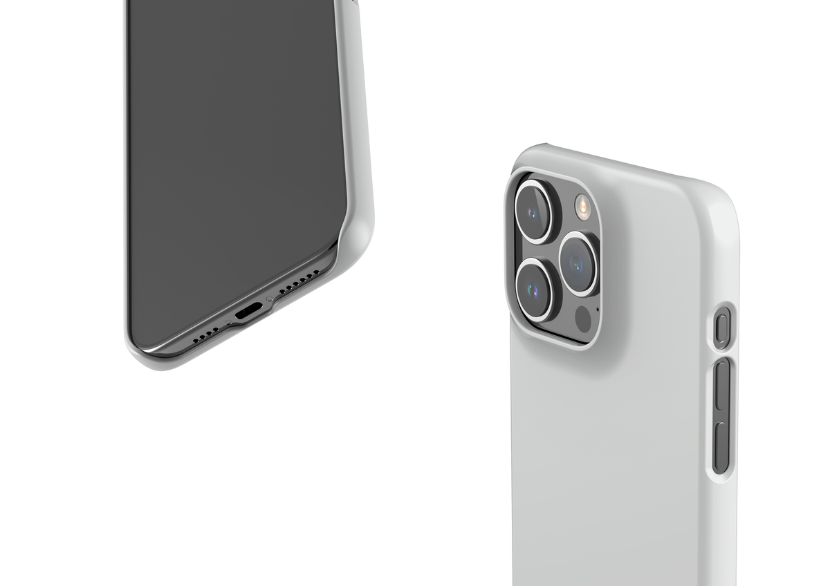 Frosty White Snap Case in Gloss - iPhone 15 Series
