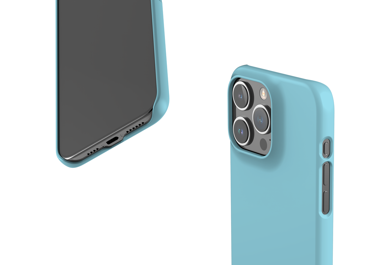Blissful Blue Snap Case in Gloss - iPhone 15 Series