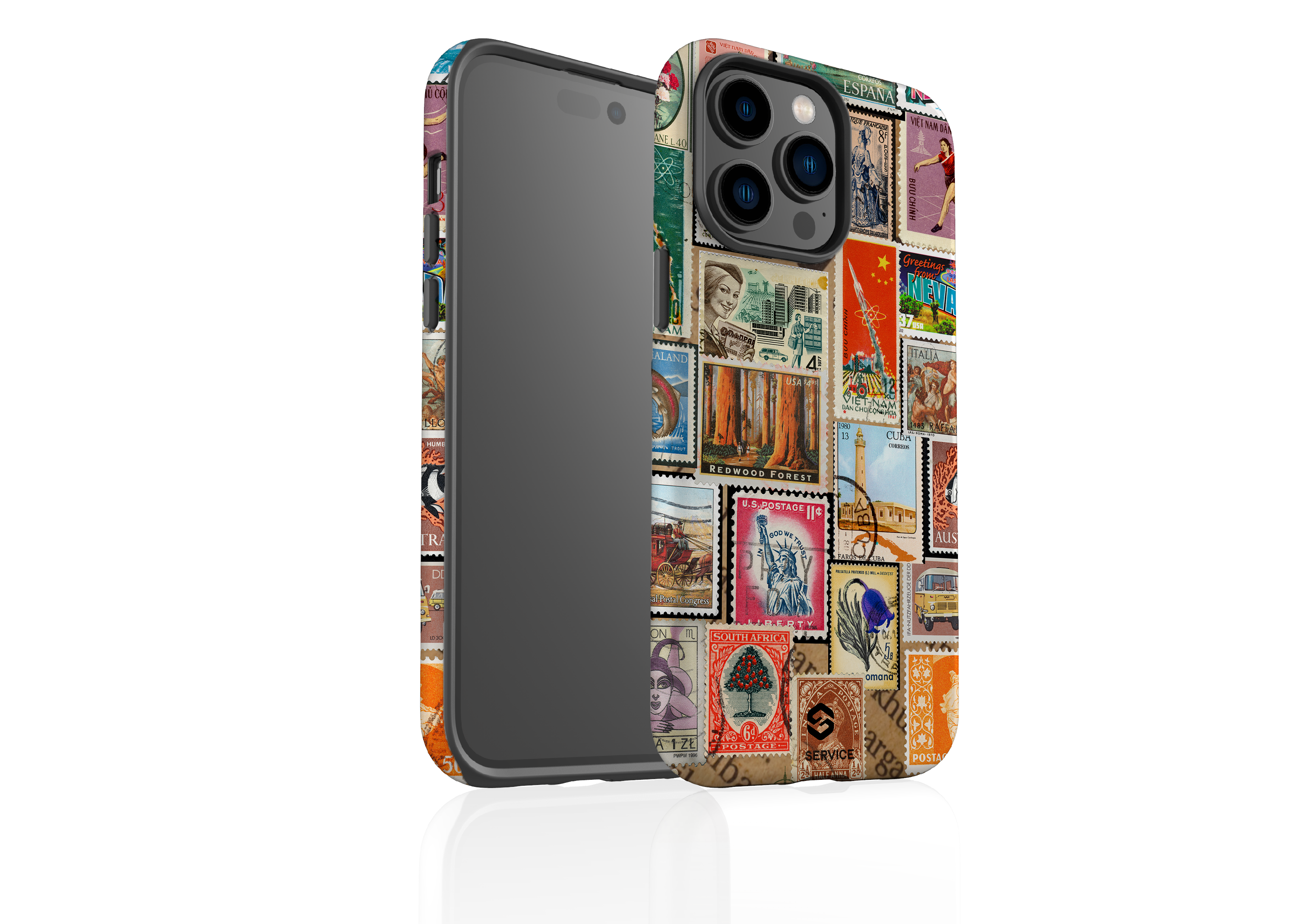 Retro Postmark Case - iPhone 14 Series