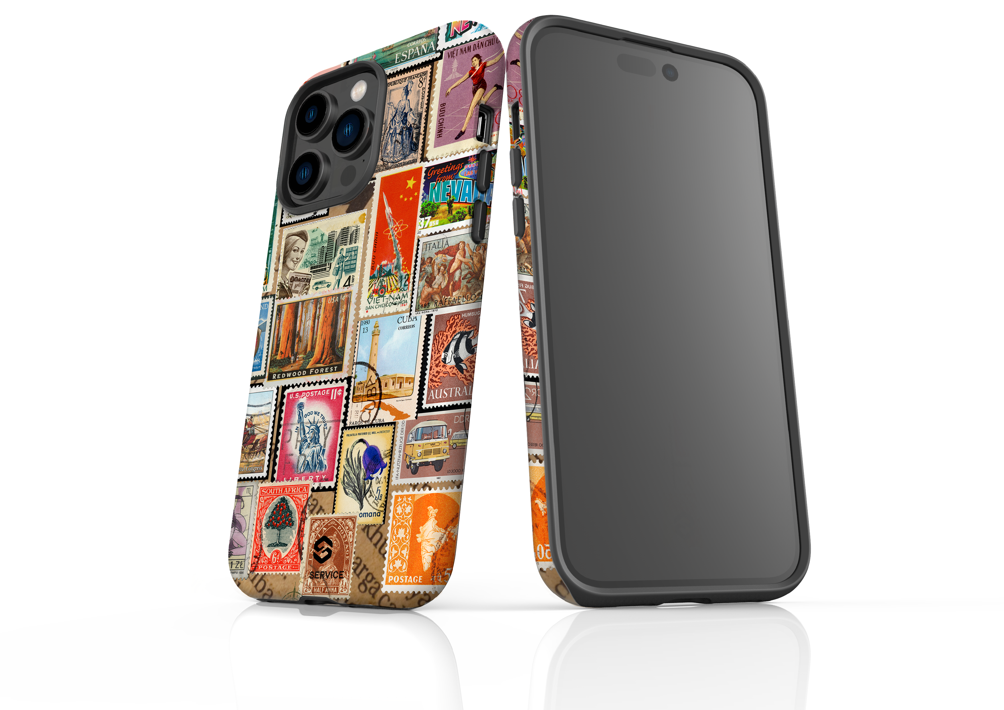 Retro Postmark Case - iPhone 14 Series