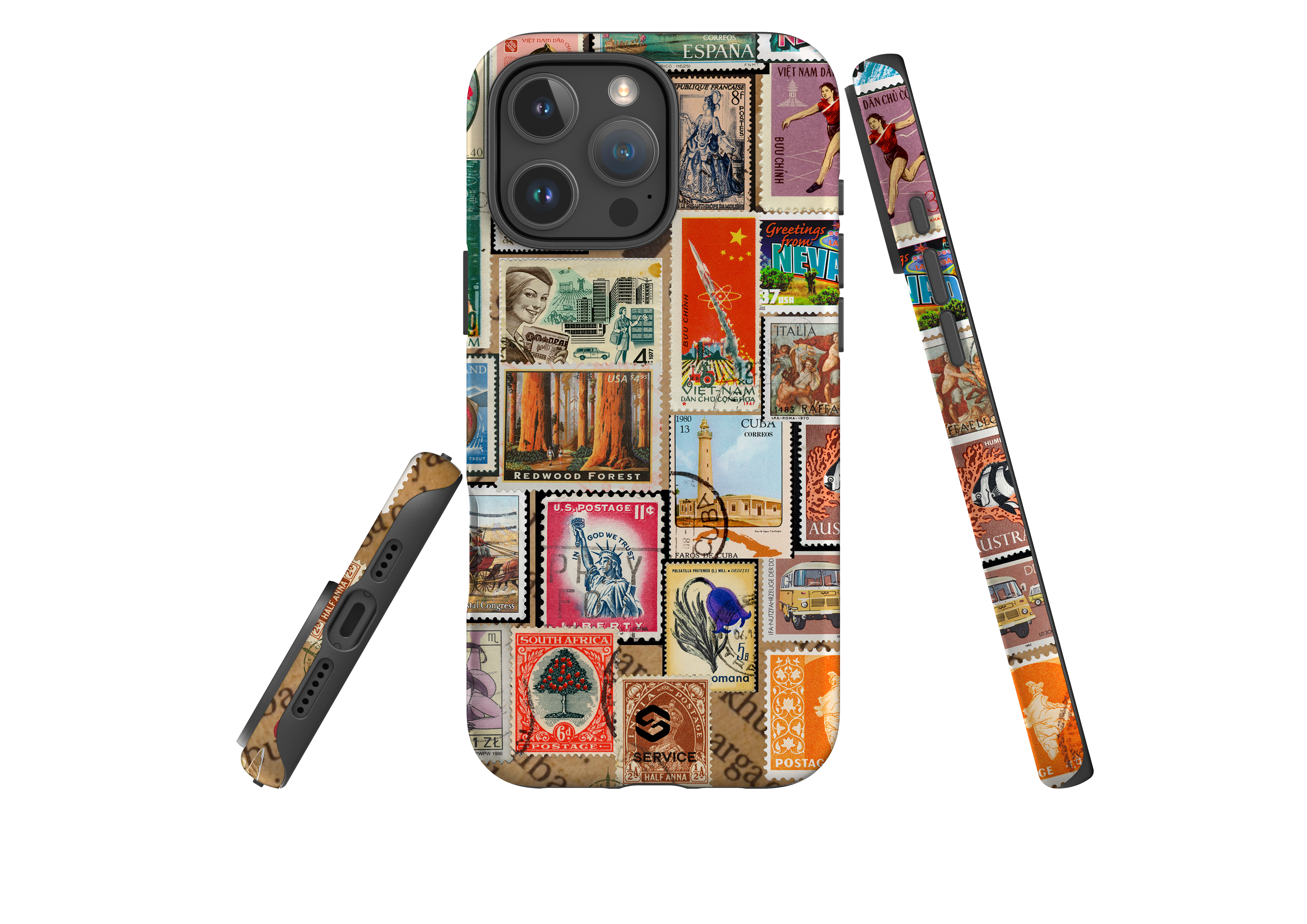 Retro Postmark Case - iPhone 16 Series