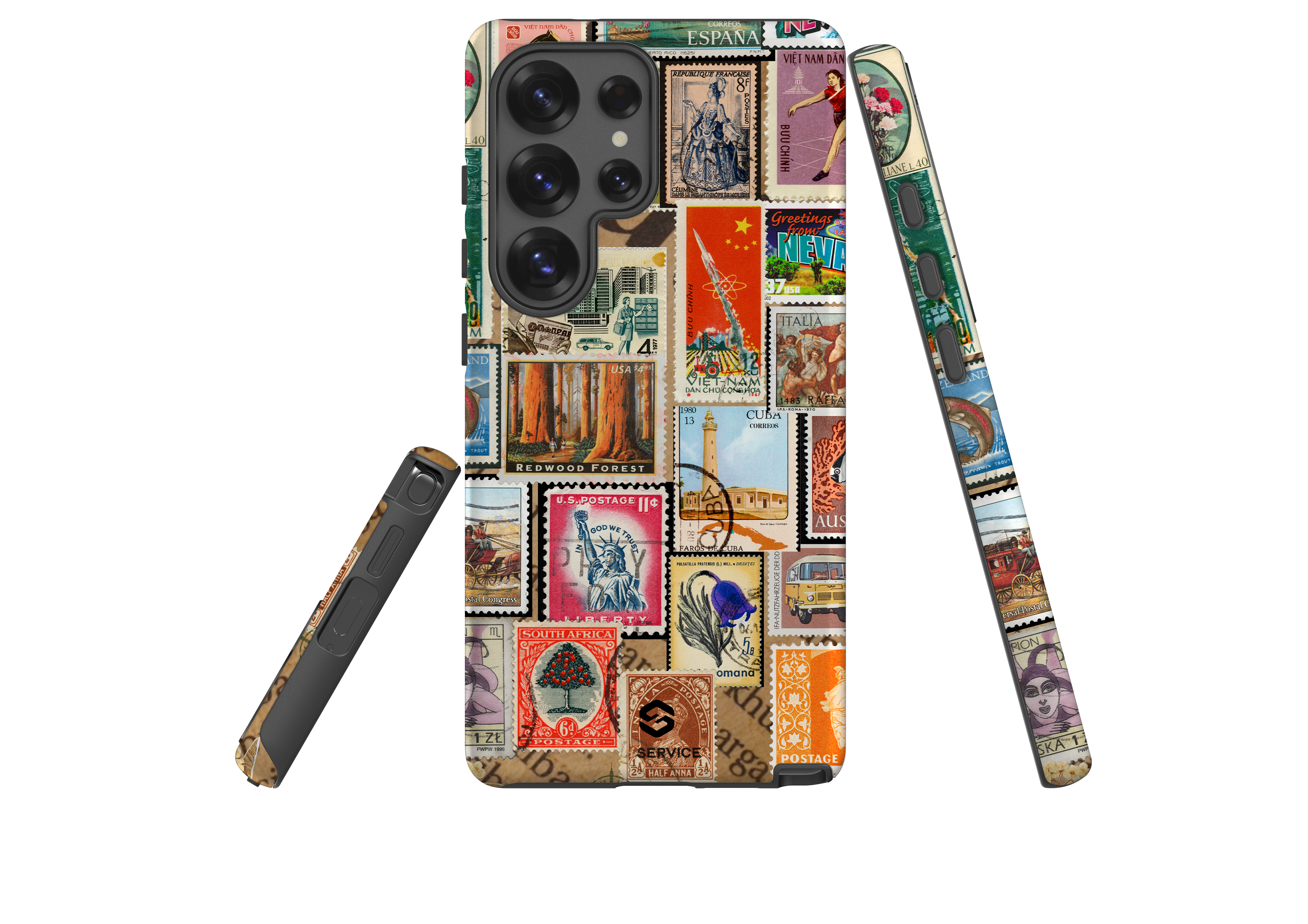 Retro Postmark Case - Samsung Galaxy S25 Series