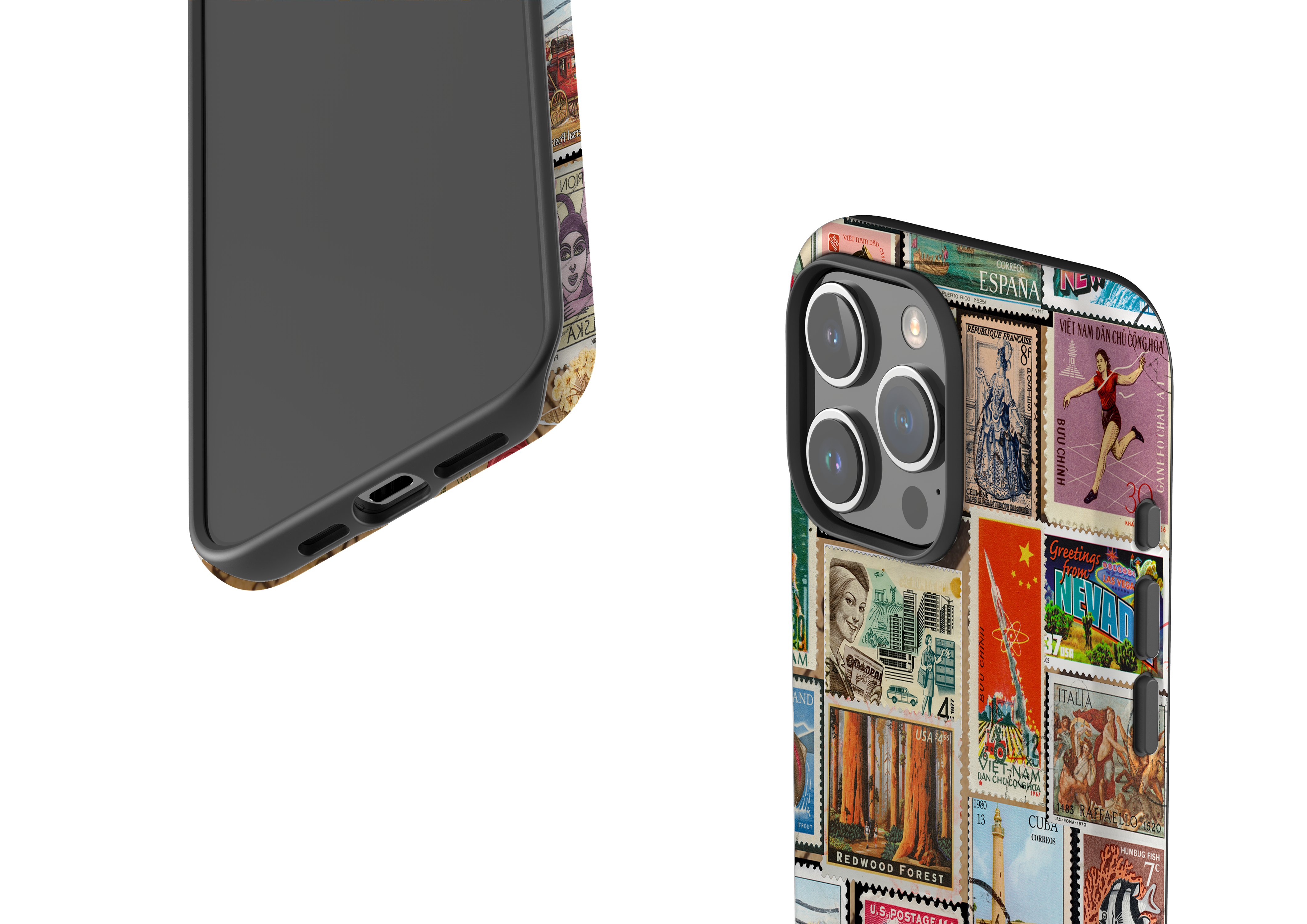 Retro Postmark Case - iPhone 15 Series