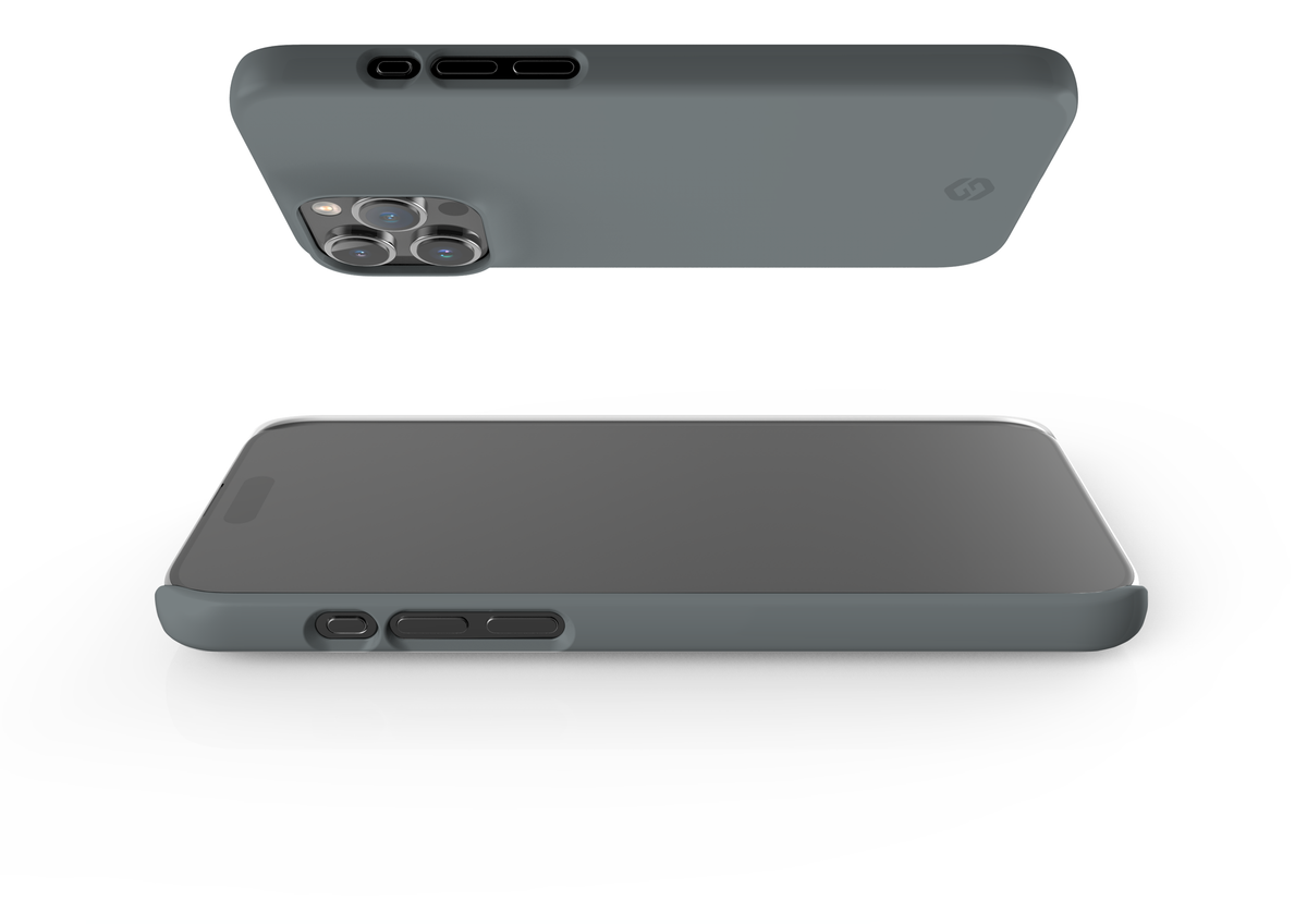 Stormy Grey Snap Case in Gloss - iPhone 15 Series
