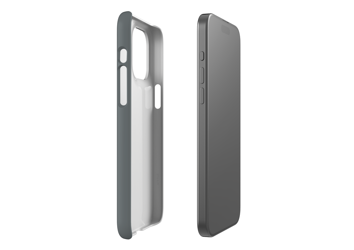 Stormy Grey Snap Case in Gloss - iPhone 15 Series