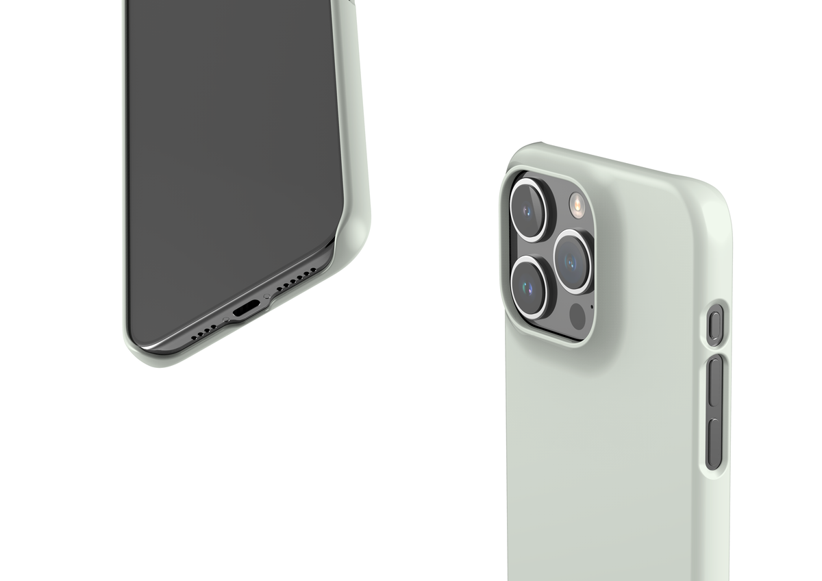 Frosty White Snap Case in Gloss - iPhone 15 Series