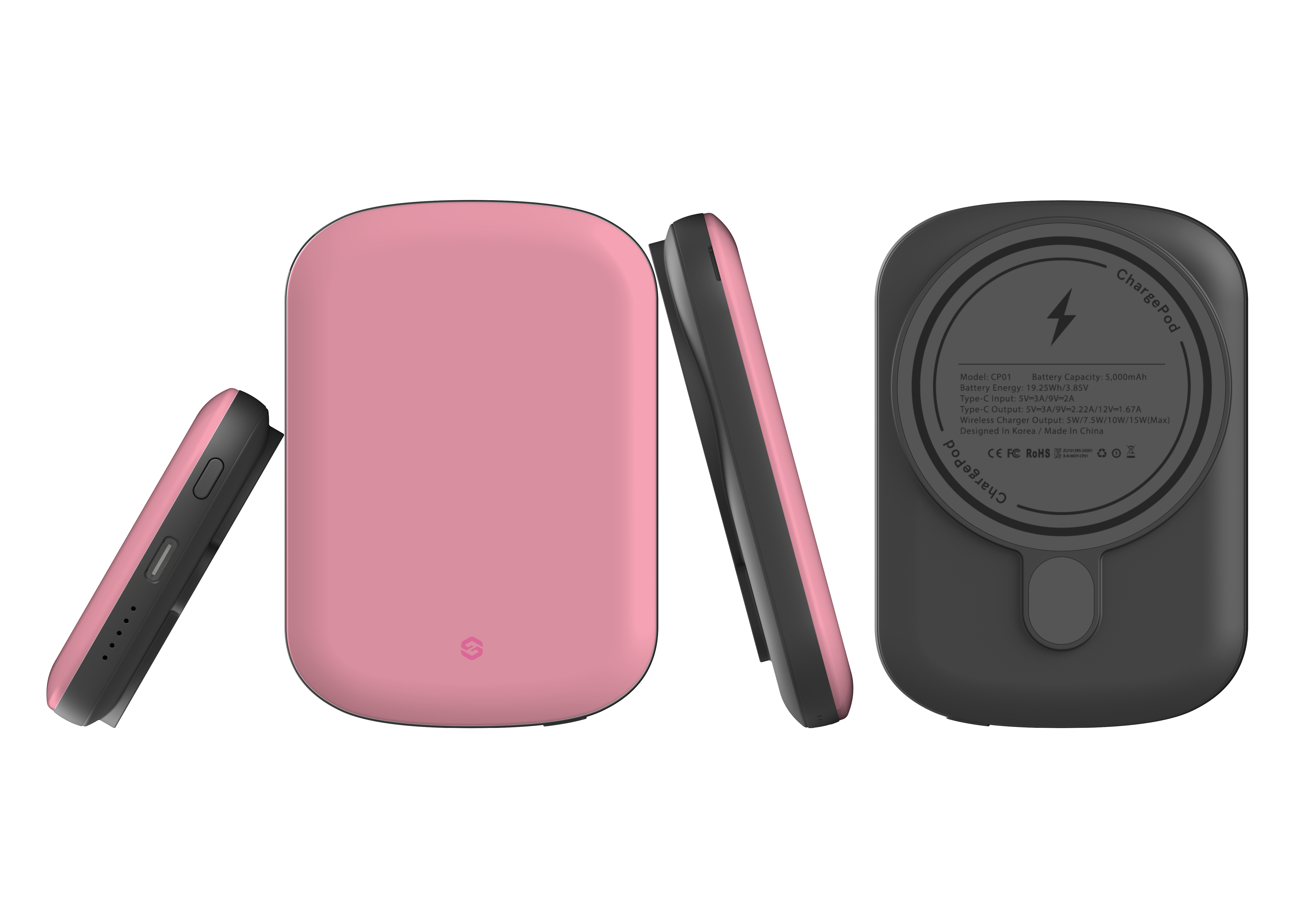 Playful Pink MagSafe Power Bank