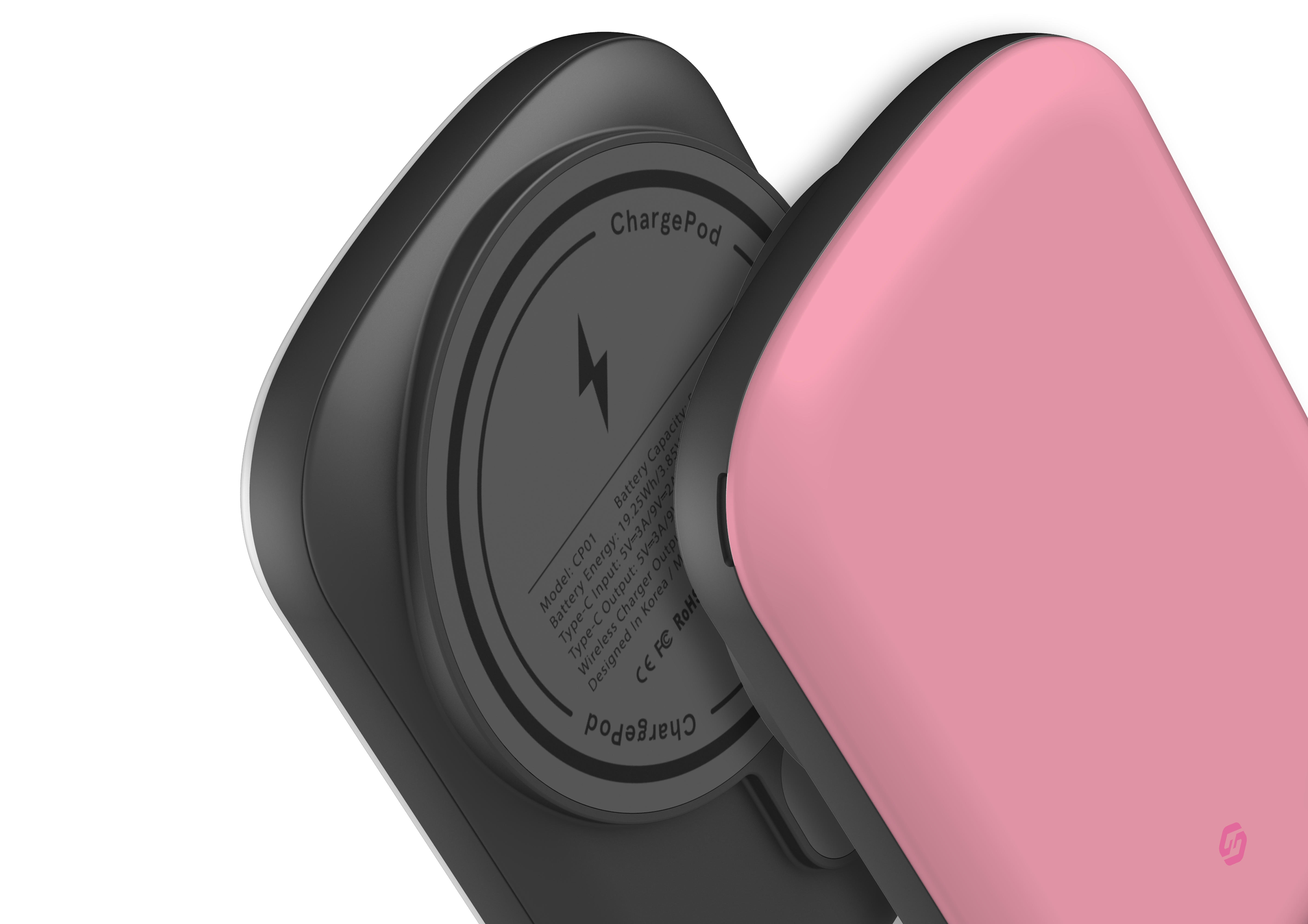 Playful Pink MagSafe Power Bank