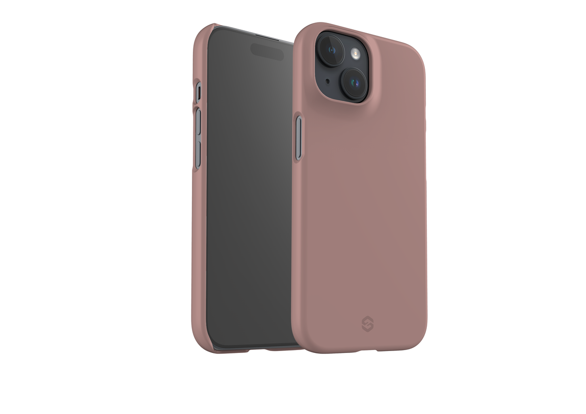Basic Brown Snap Case in Gloss - iPhone 15 Series