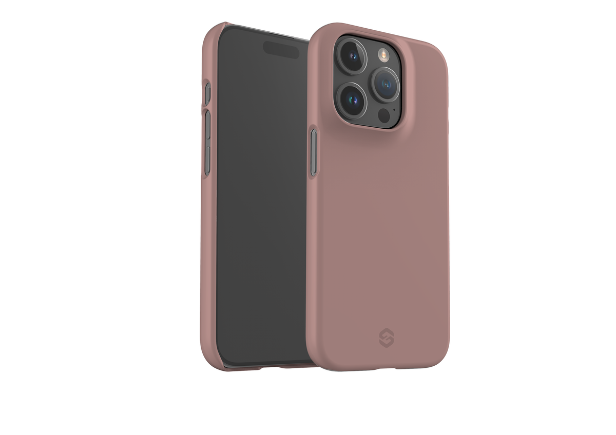 Basic Brown Snap Case in Gloss - iPhone 15 Series