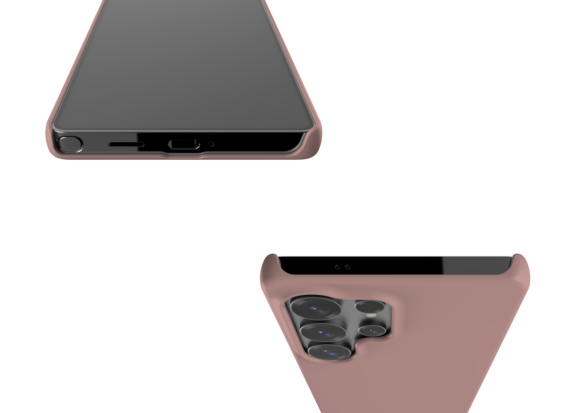 Basic Brown Snap Case in Gloss - Samsung Galaxy S25 Series